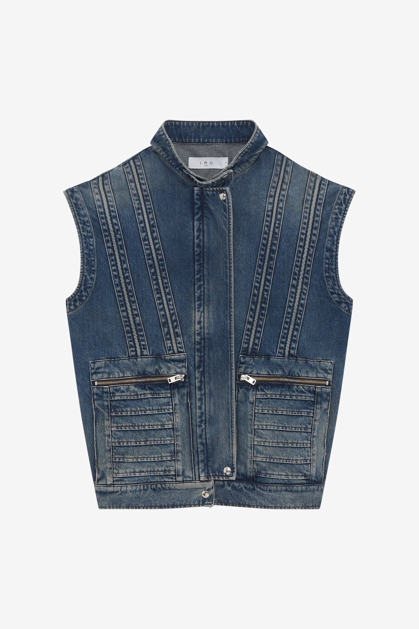 ODILAE JACKET AUTHENTIC BLUE DENIM 4