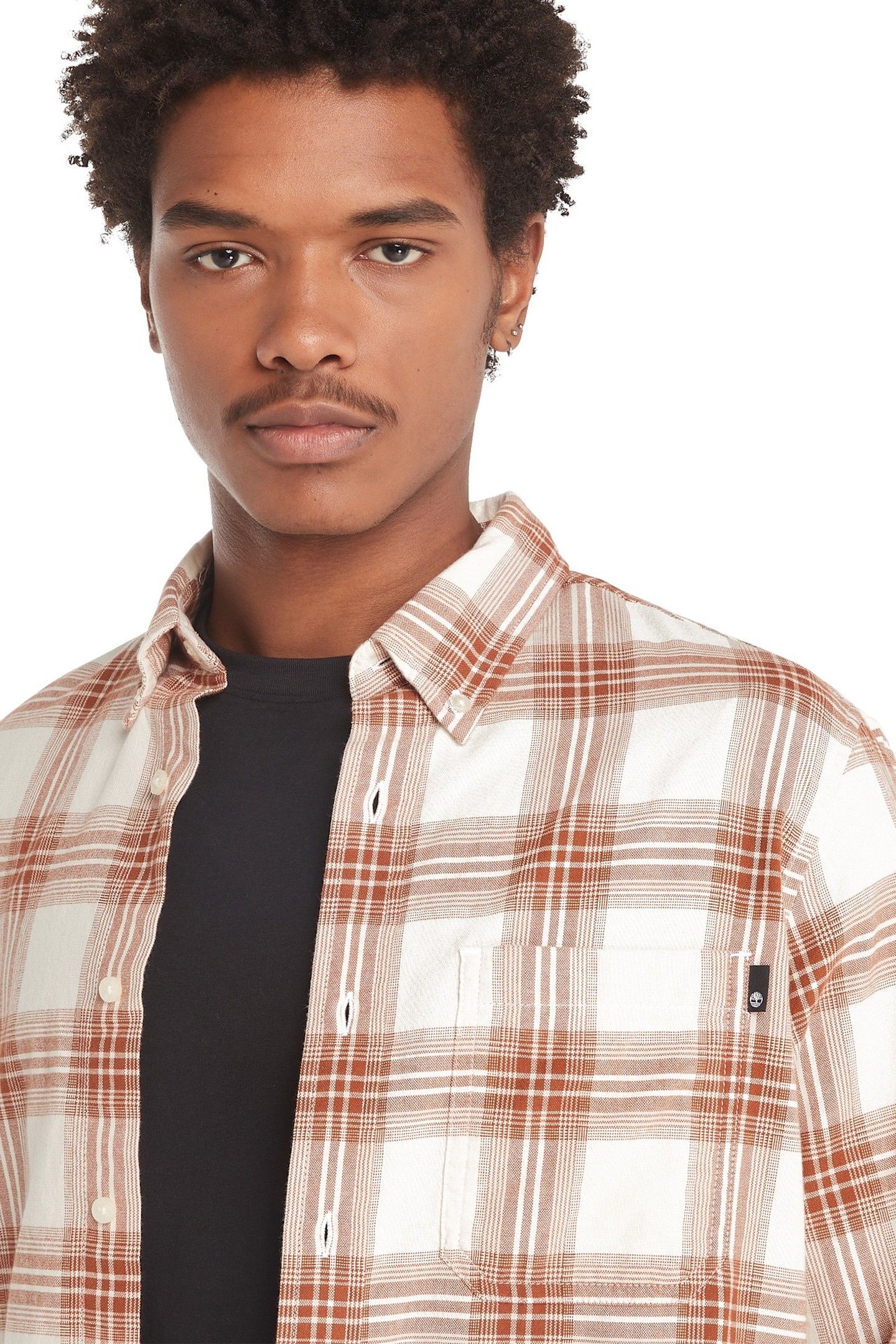 LS SOLUCELL TARTAN SHIRT REGULAR WHITE SMOKE YD 3
