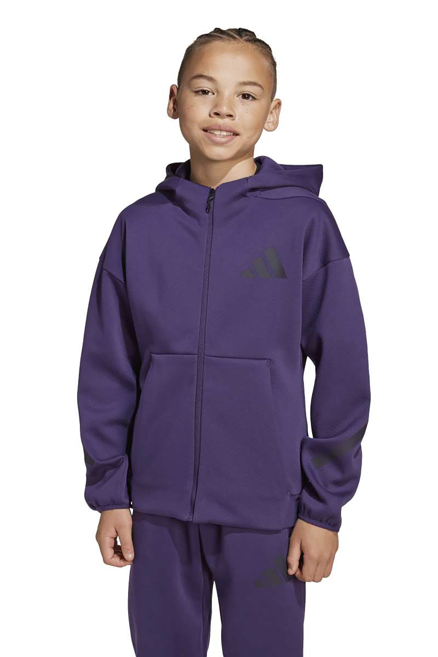 UNISEX SPORTSWEAR Z.N.E. FULL ZIP HOODIE AURORA PLUM 1