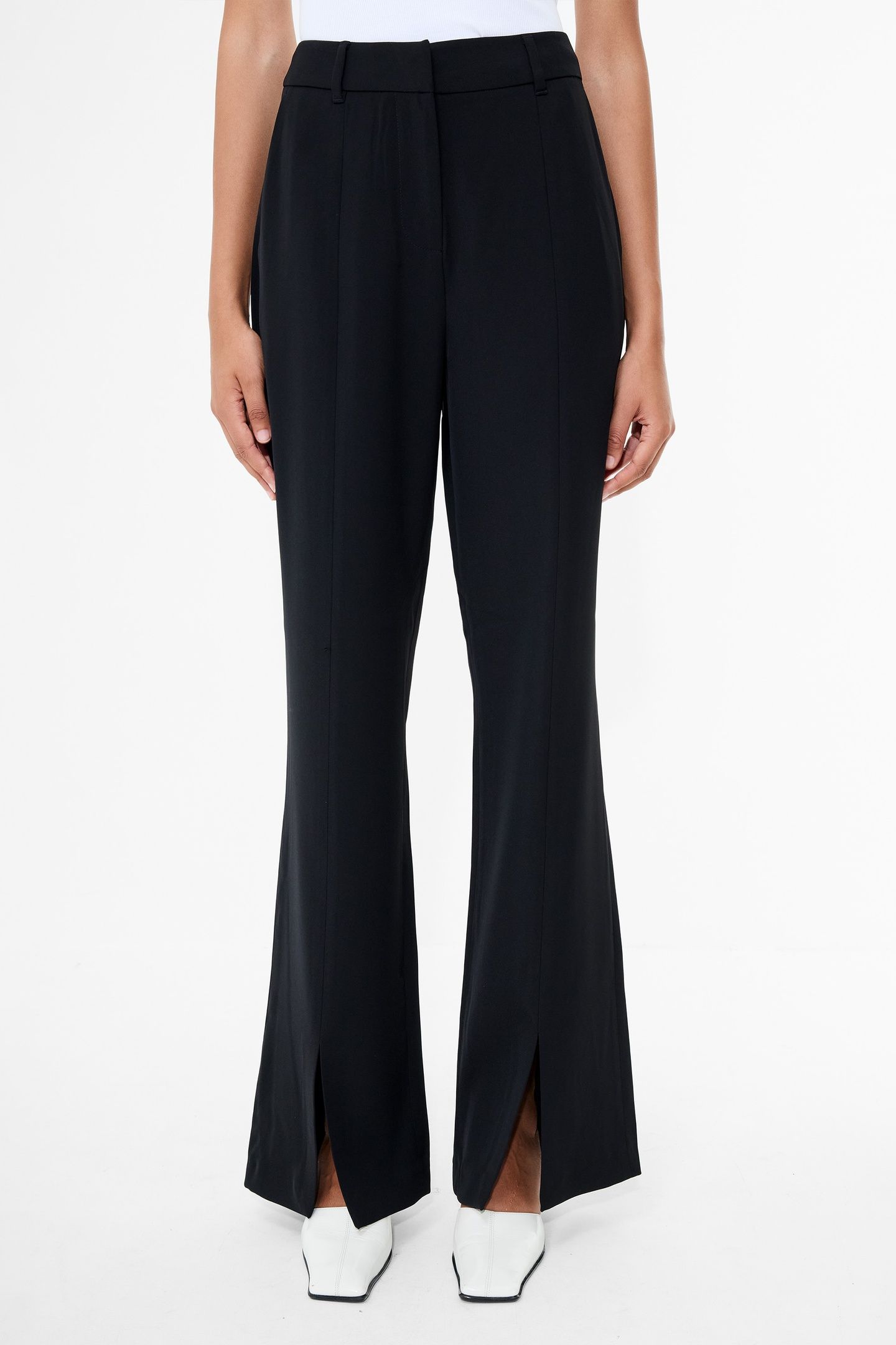 VINNIE TAILORED SLIT TROUSER BLACK 3