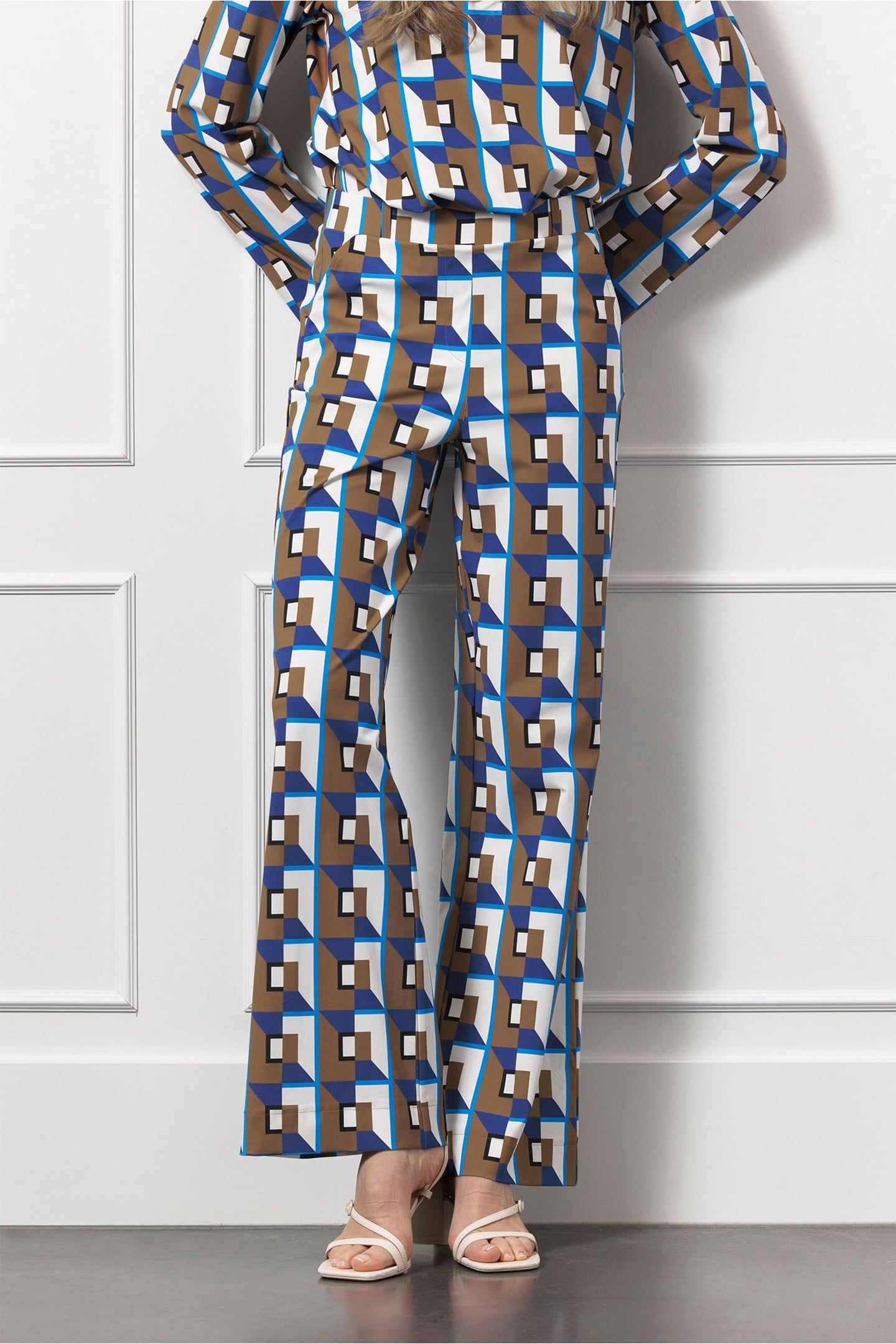 MARILON GRAPHIC TROUSERS MULTI COLOR 1