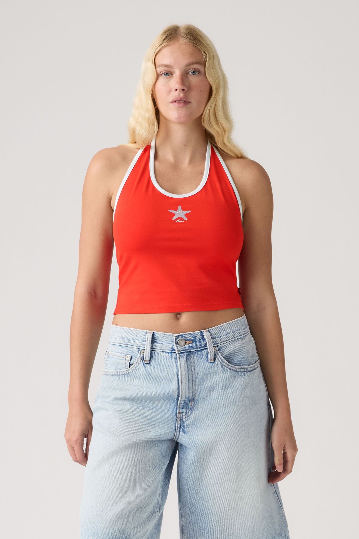 GRAPHIC ELLA HALTER TOP 1