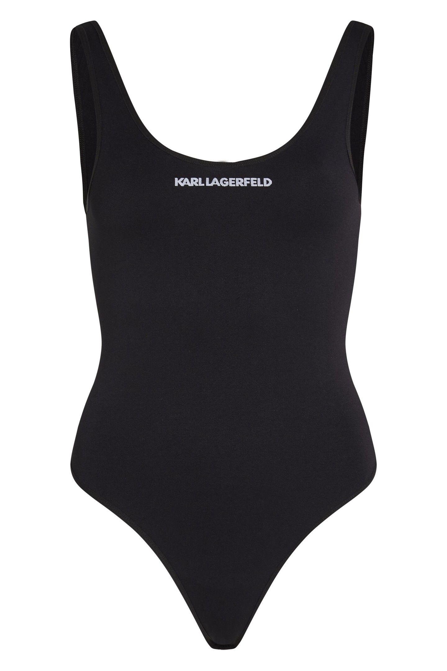 SEAMLESS LOGO HIGH LEG BODY BLACK 6