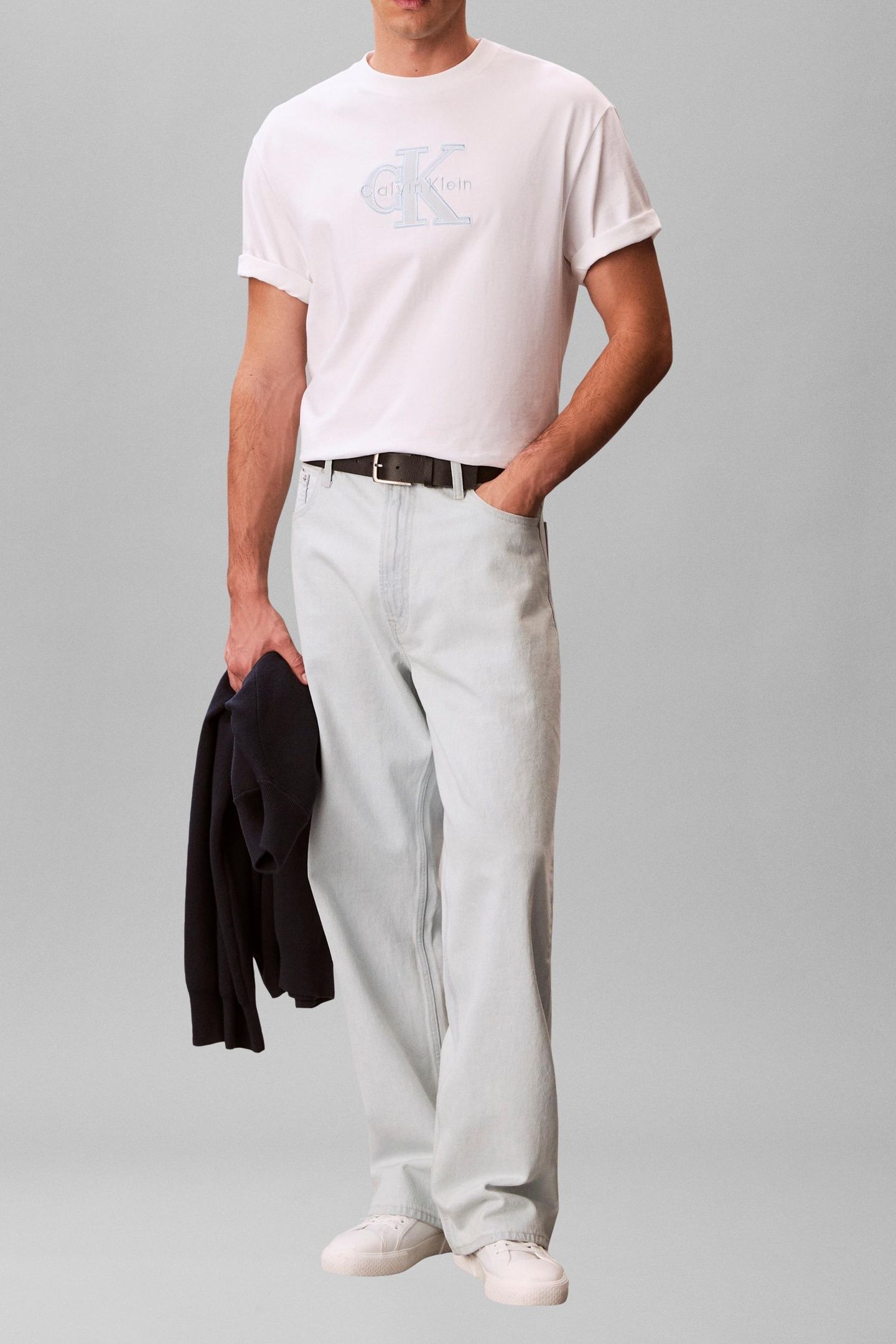 SS 16S ELEVATED MONO TEE BRIGHT WHITE 1