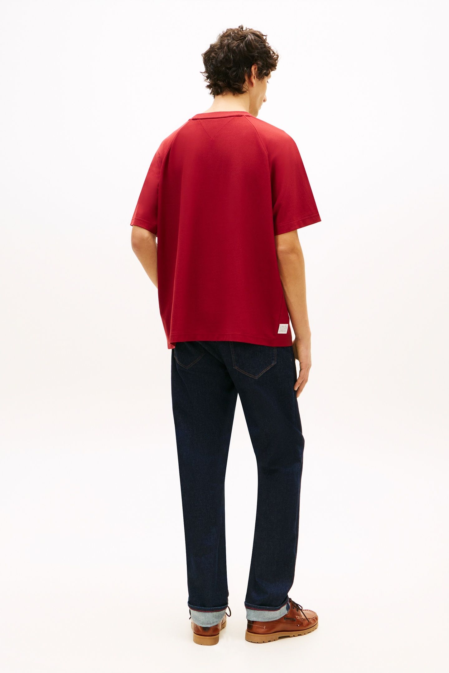 TOMMY FLAG ELEVATED T-SHIRT REGATTA RED 3