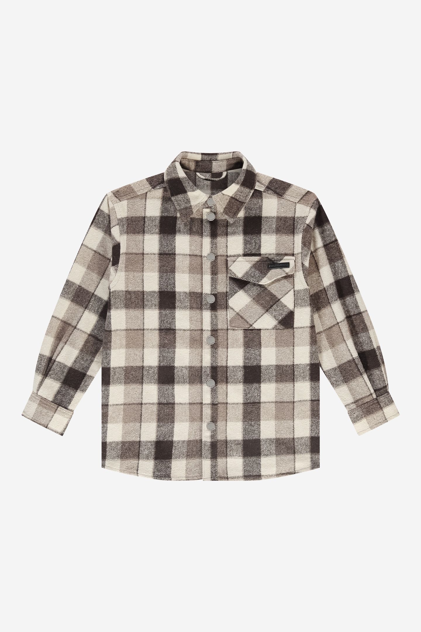 SQUARED OVERSHIRT CHOCOLATE 1