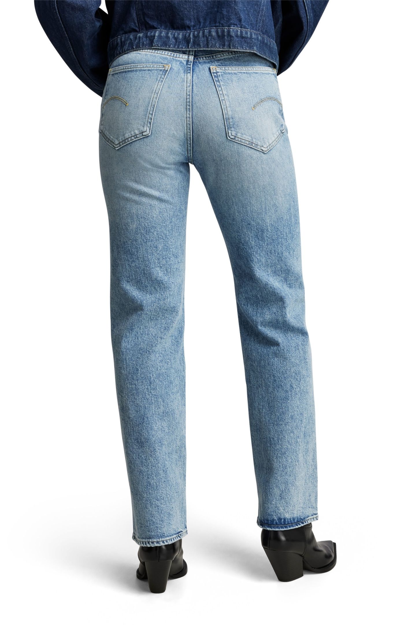 VIKTORIA HIGH STRAIGHT VINTAGE OLYMPIC BLUE 2