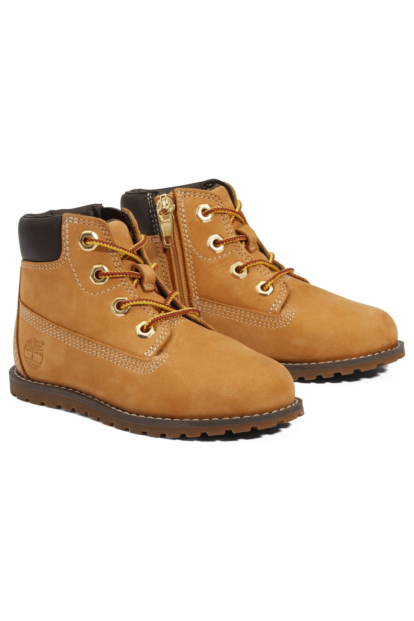 MID LACE UP WITH ZIP BOOT WHEAT 1