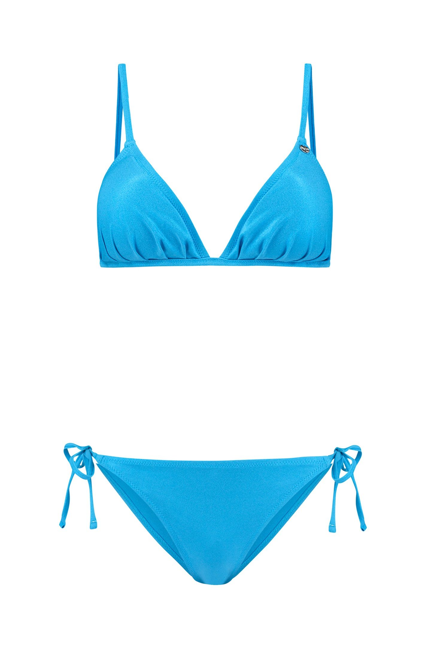 ROMY BIKINI SET METALLIC BLUE METALLIC STRUCTURE 6