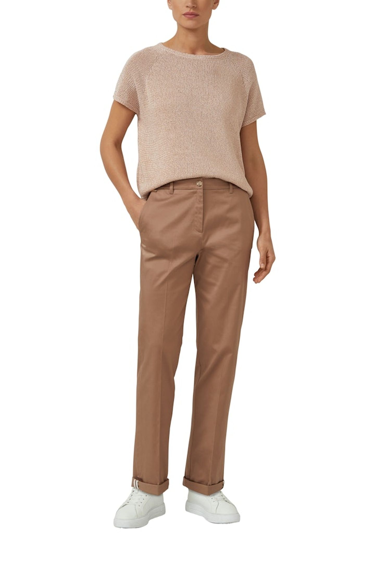 S.OLIVER PANTS BROWN 4