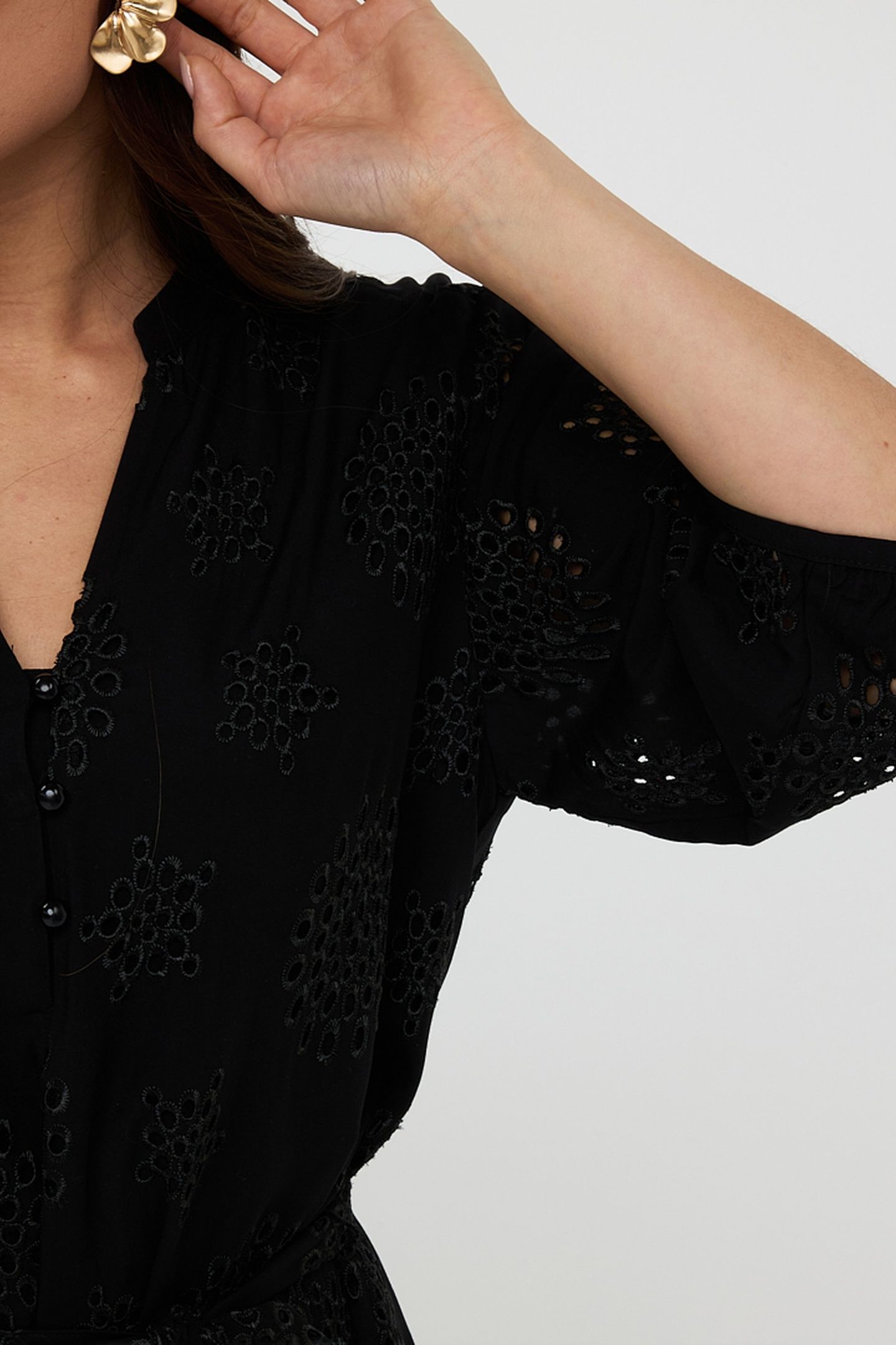 DRESS ALLOVER EMBROIDERY BLACK 6
