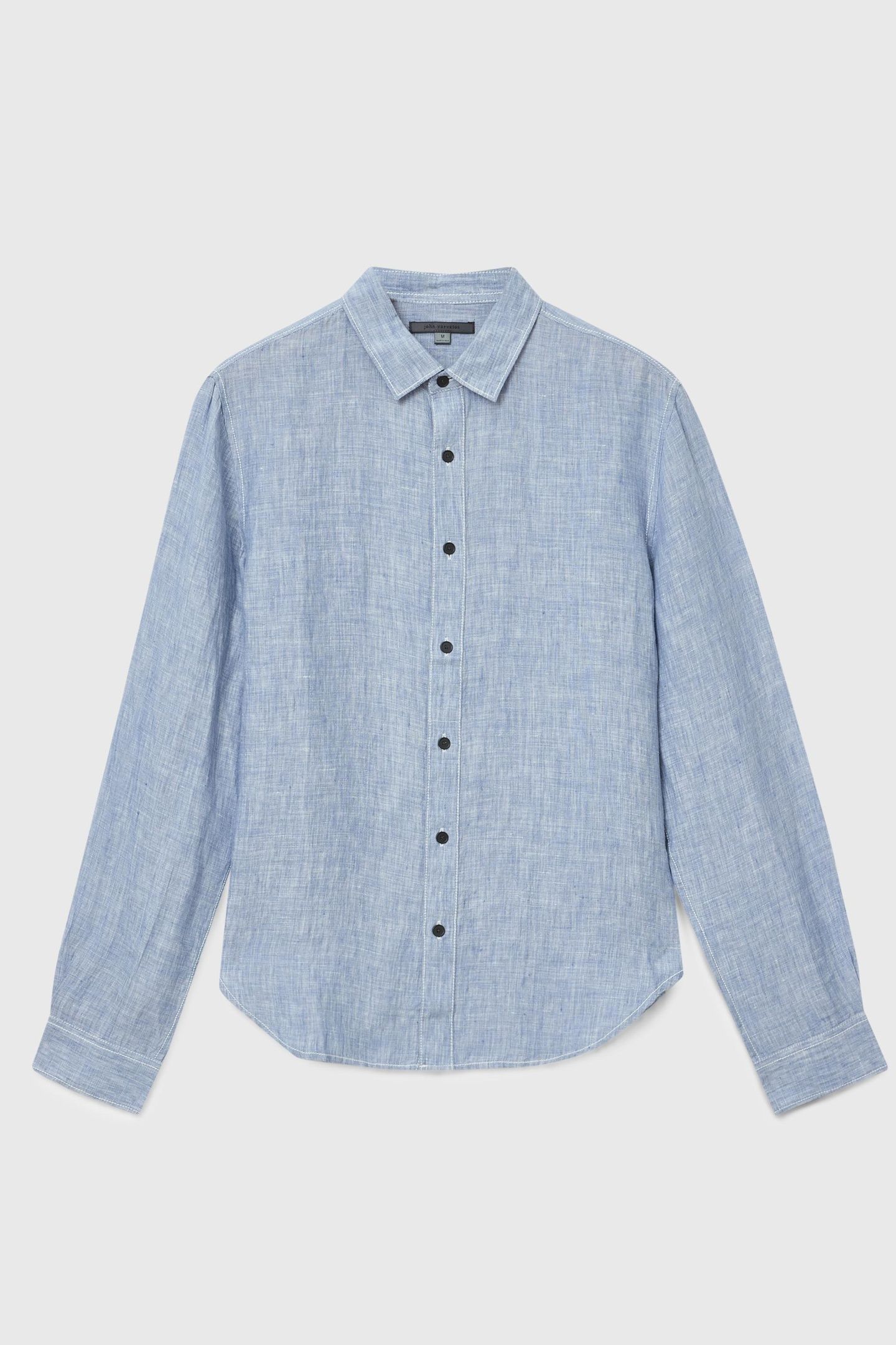 BEN LS SPORTSHIRT FOUNTAIN HTR 2