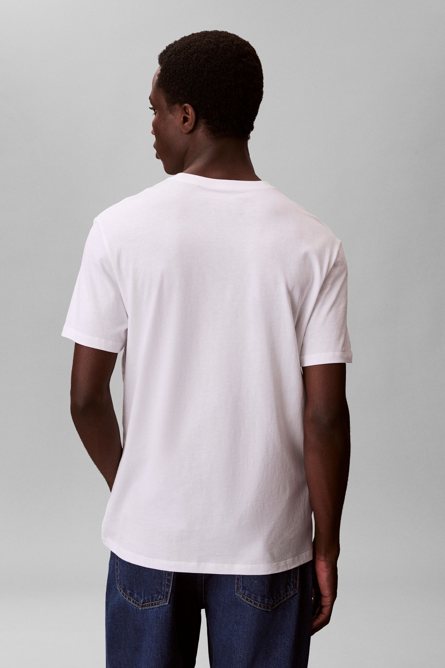 SS 30S DISTRESSED MONO TEE BRIGHT WHITE 3