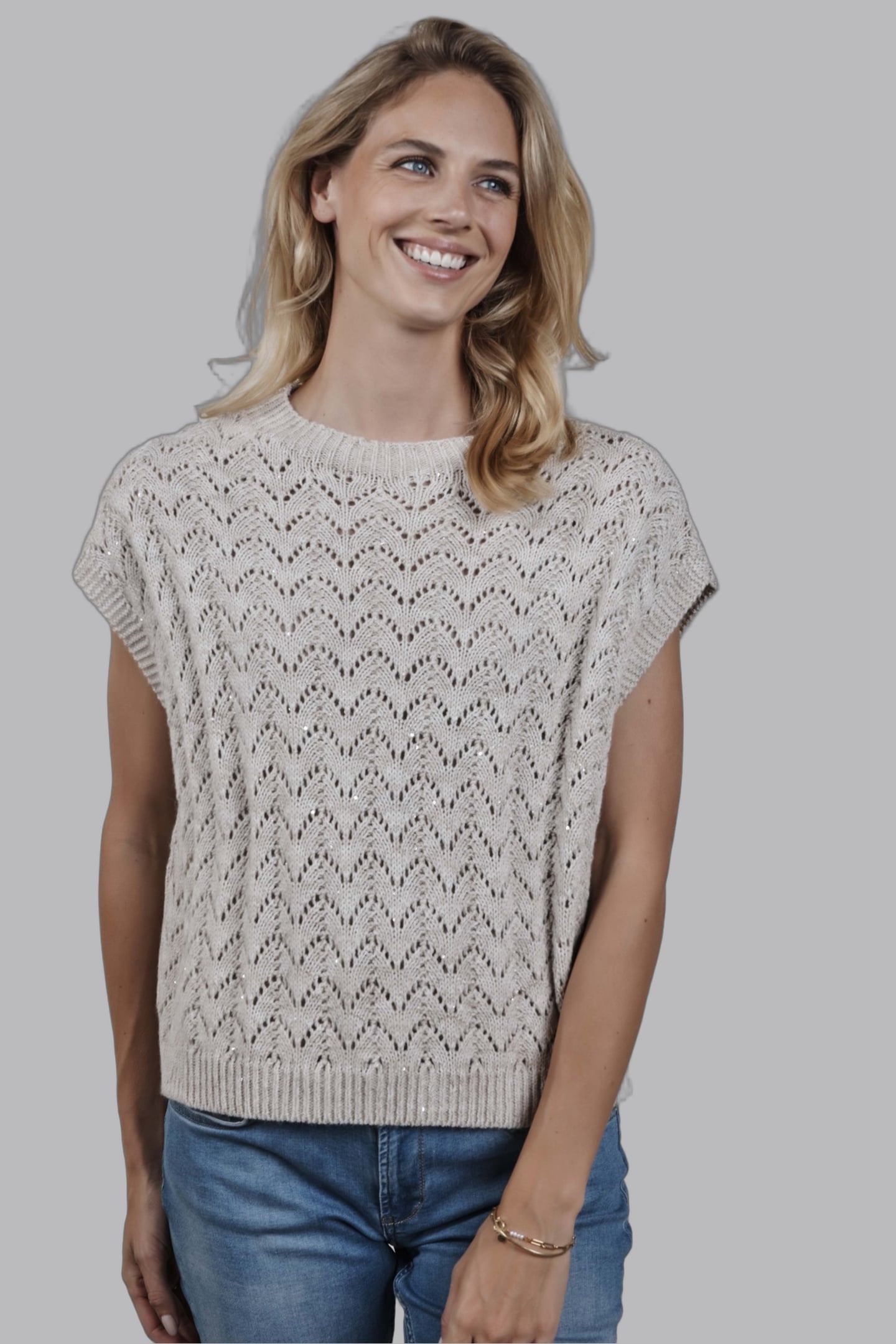 PULLOVER ALICE FEATHER GREY 1