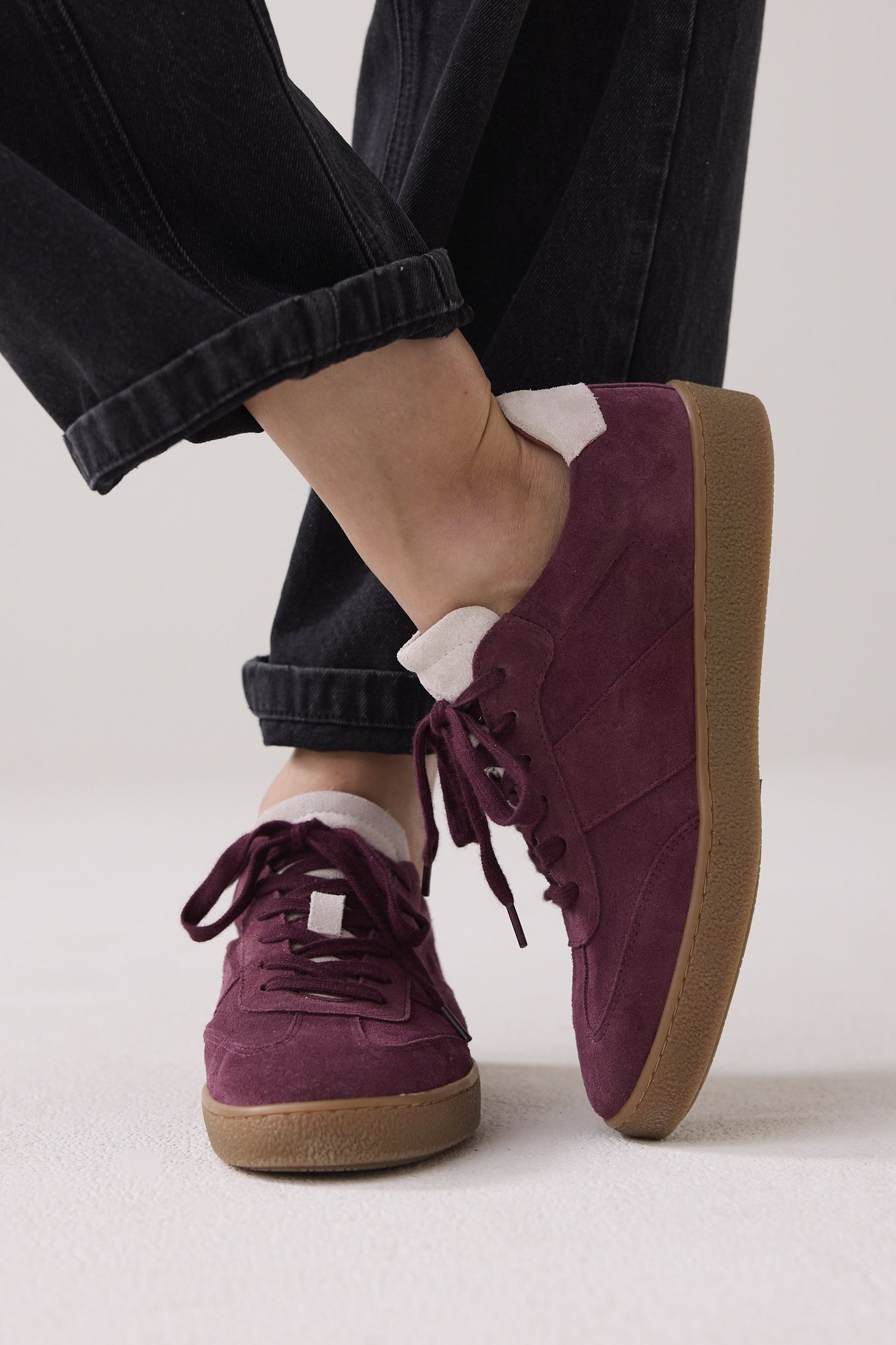 SNEAKER SUEDE WINEBERRY 2