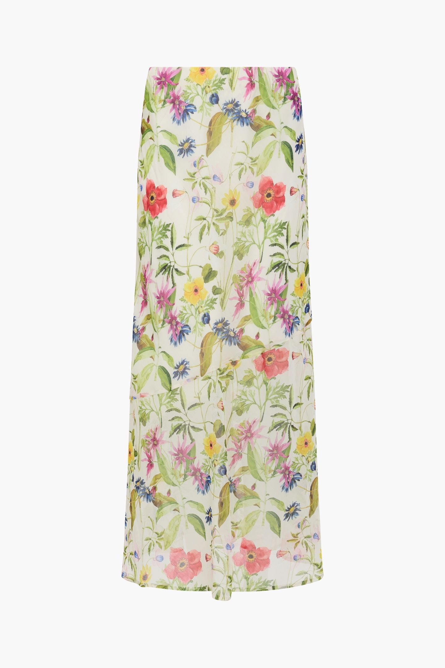 MONICA HALLIE MAXI SKIRT SUMMER WHT MLT 4
