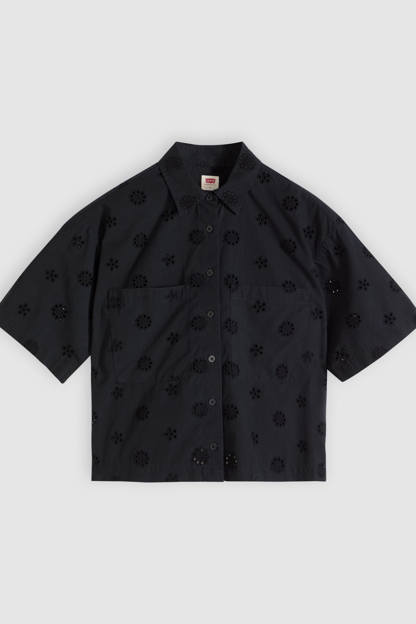 NOVELTY HARLIE SHORT SLEEVE CROPPED SHIRT 4