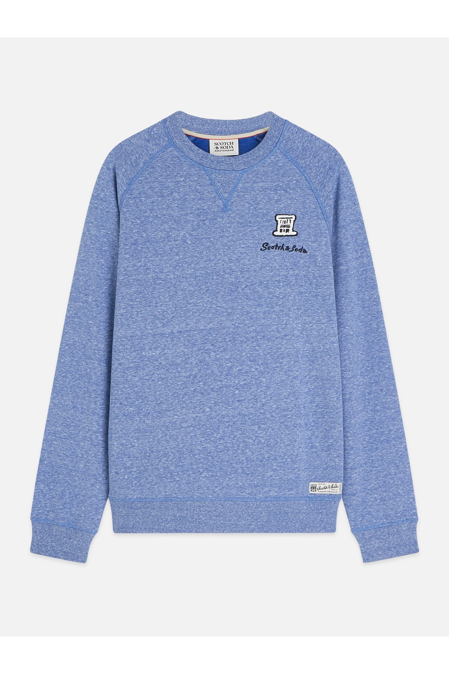 MELANGE REGULAR-FIT SWEATSHIRT ENSIGN BLUE MELANGE 4