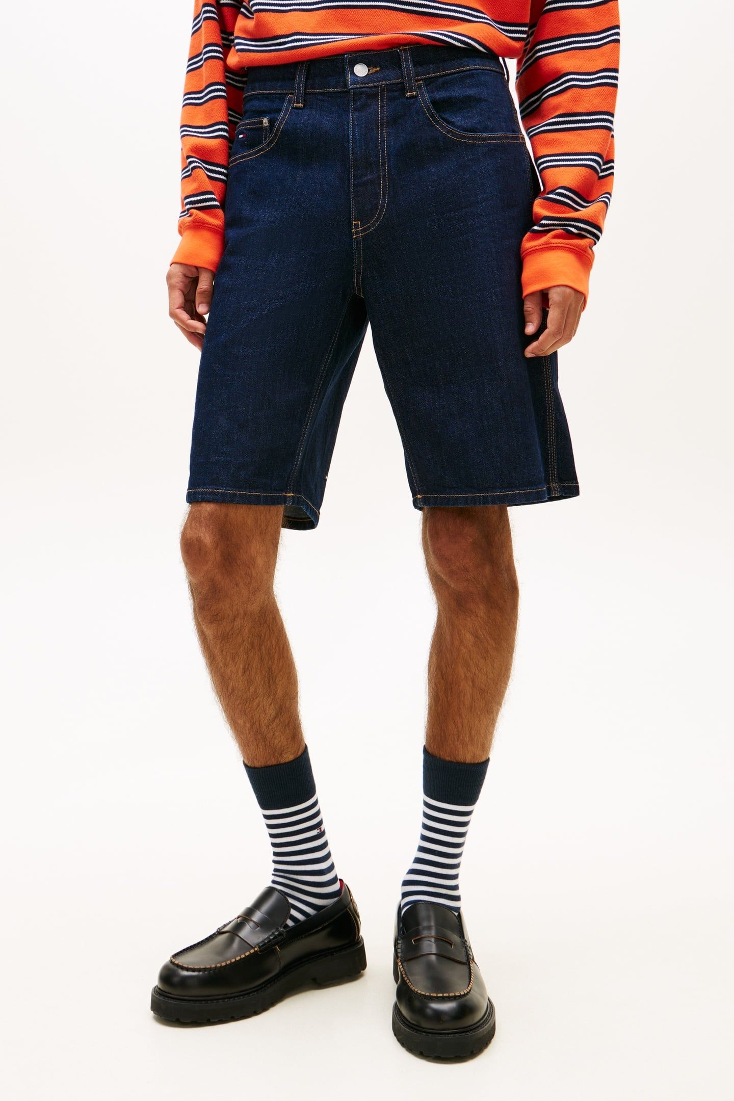 JAIMIE RELAXED SHORTS DENIM DARK 1