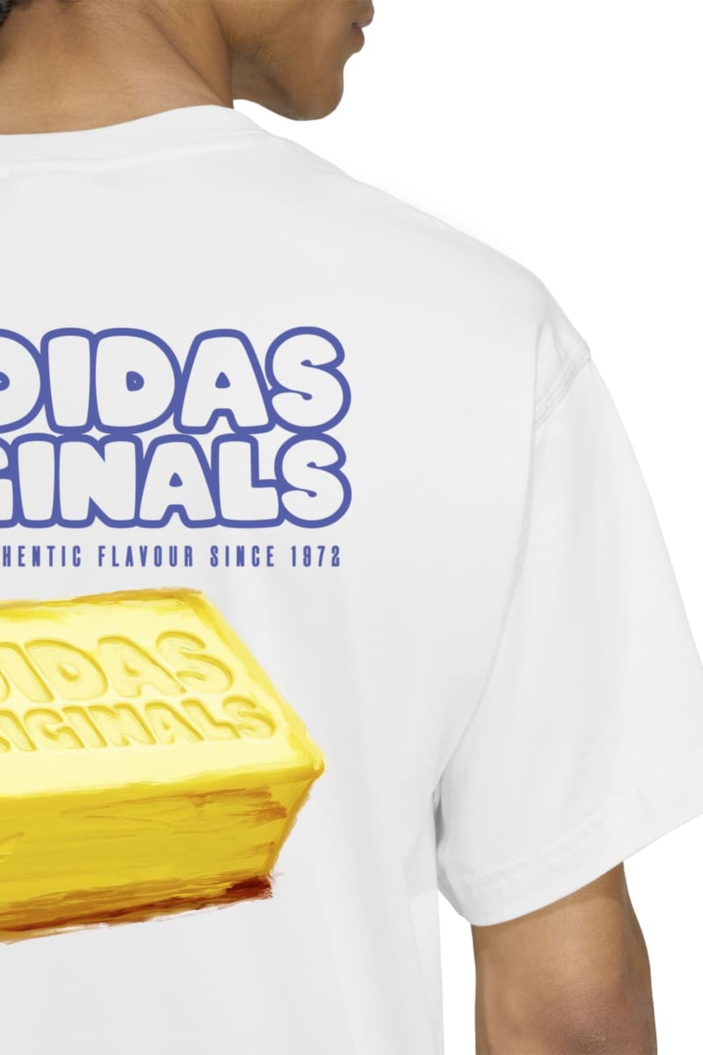 UNISEX ORIGINALS BUTTER GRAPHIC TEE WHITE 4