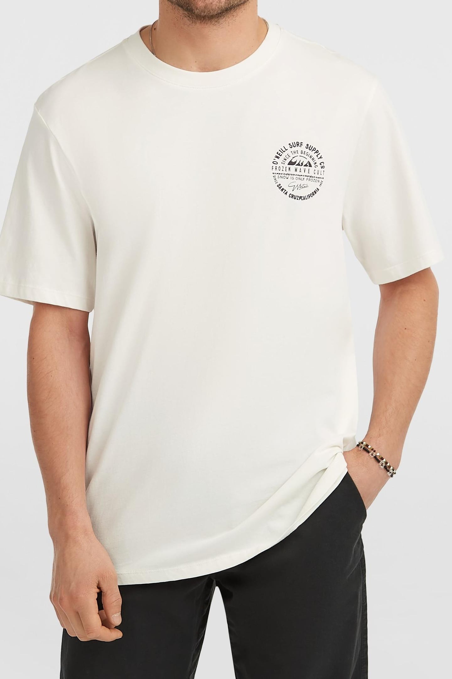 O'NEILL CHEST PRINT T-SHIRT SNOW WHITE 1