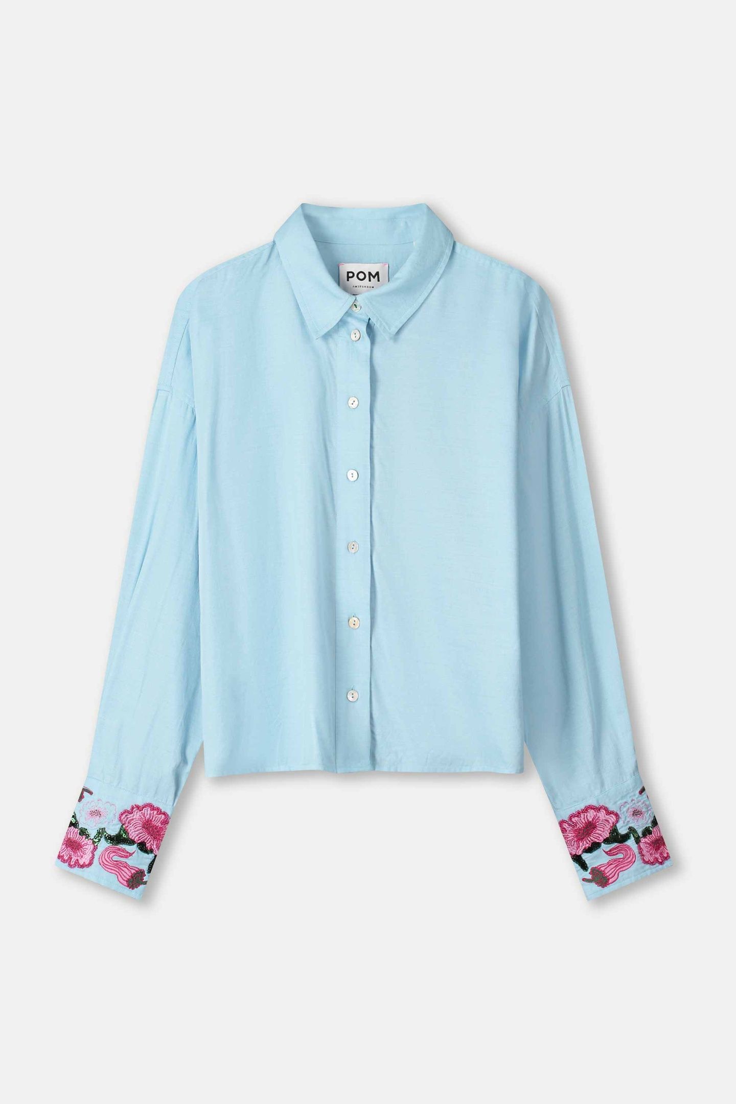 BLOUSE - SKY BLUE MELANGE 6