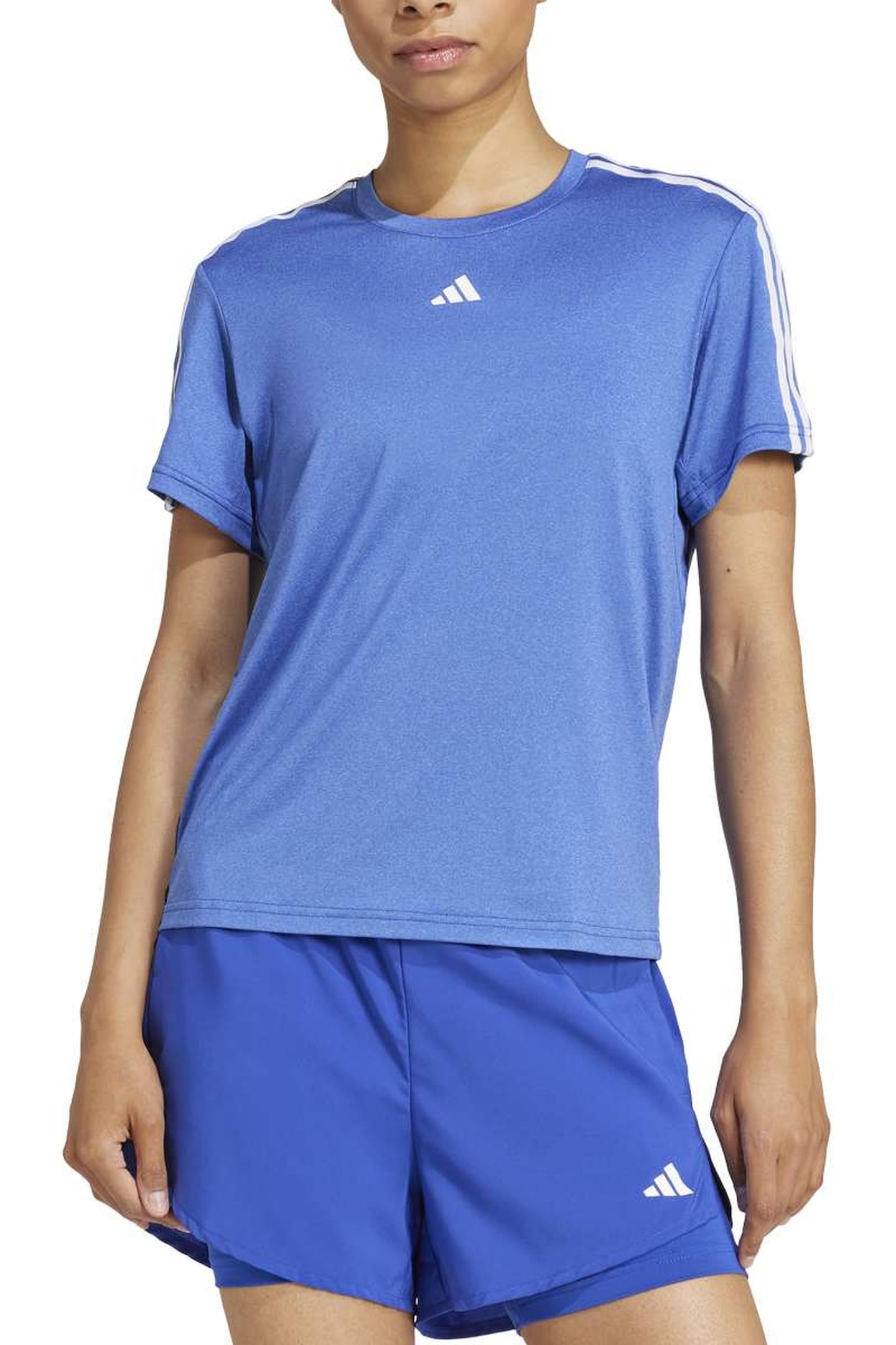 PERFORMANCE AEROREADY WORKOUT ESSENTIALS 3-STRIPES T-SHIRT S 3