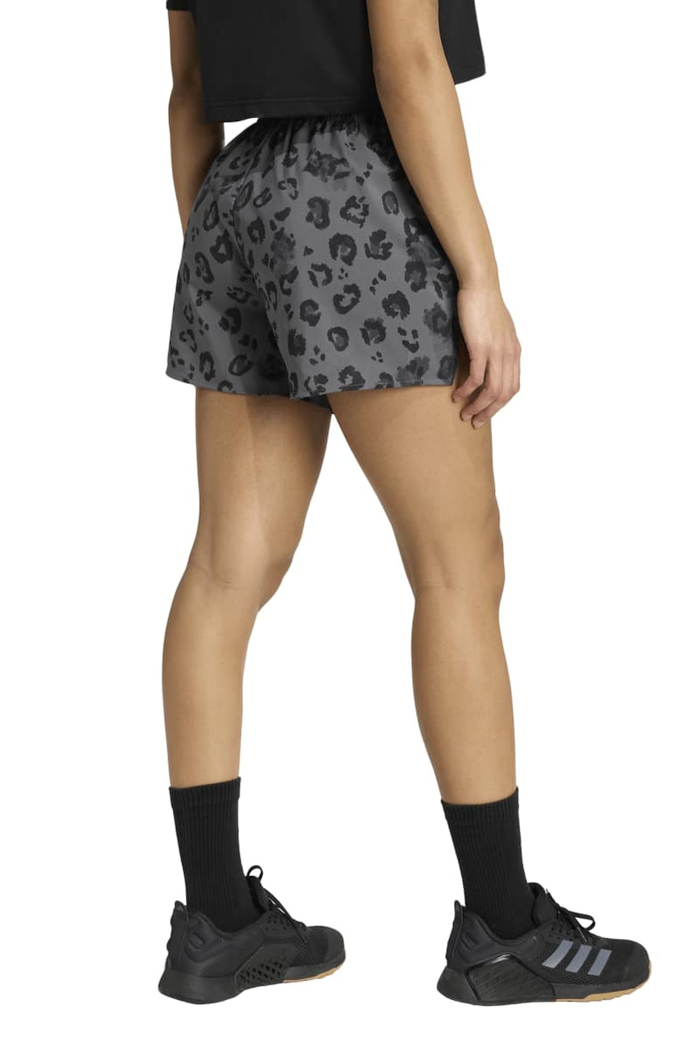 PERFORMANCE WORKOUT ESSENTIALS WOVEN SHORT PRINT GREY FIVE 2