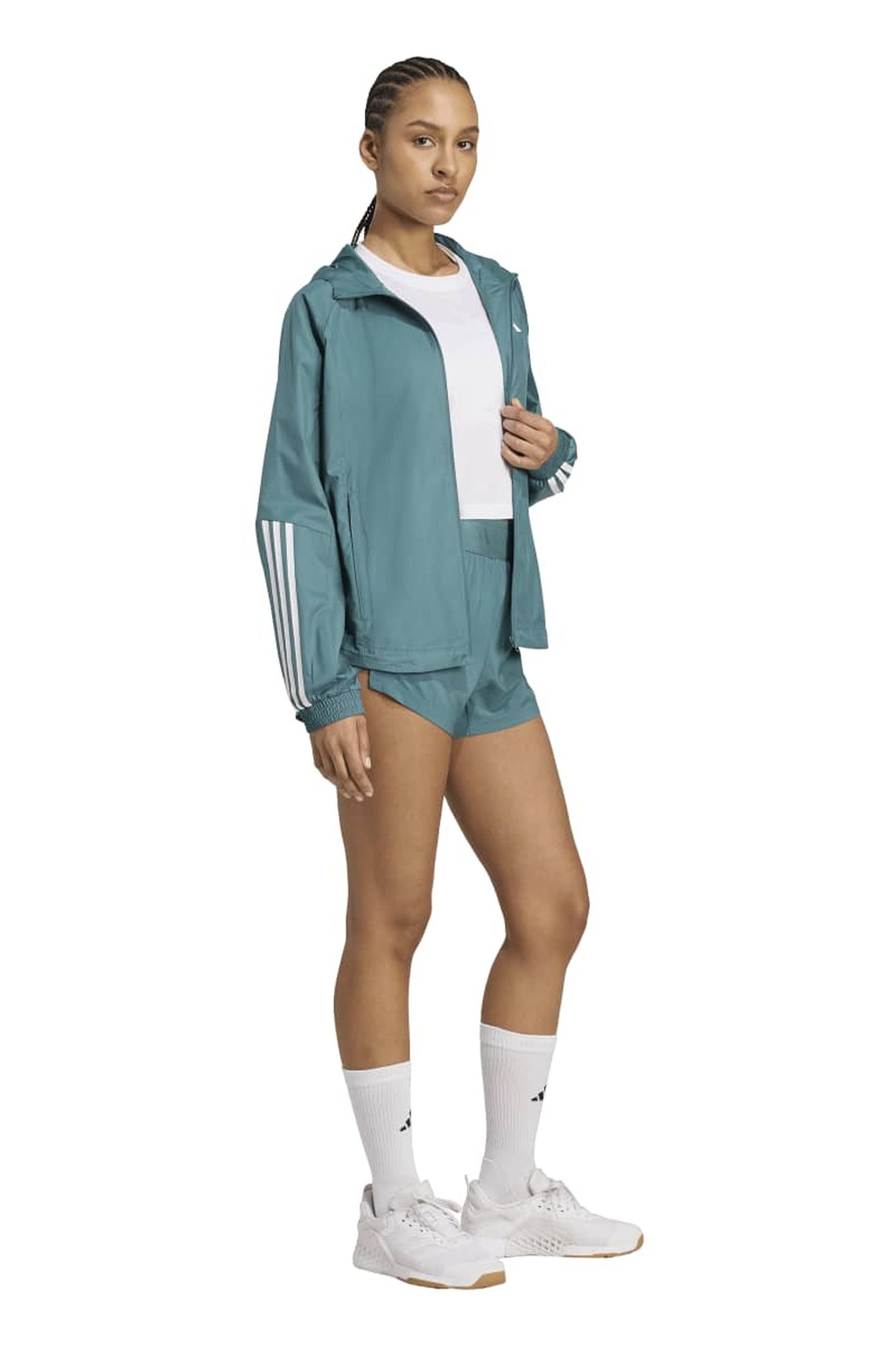 PERFORMANCE HYPERGLAM WOVEN SHORTS PRELOVED TEAL 3
