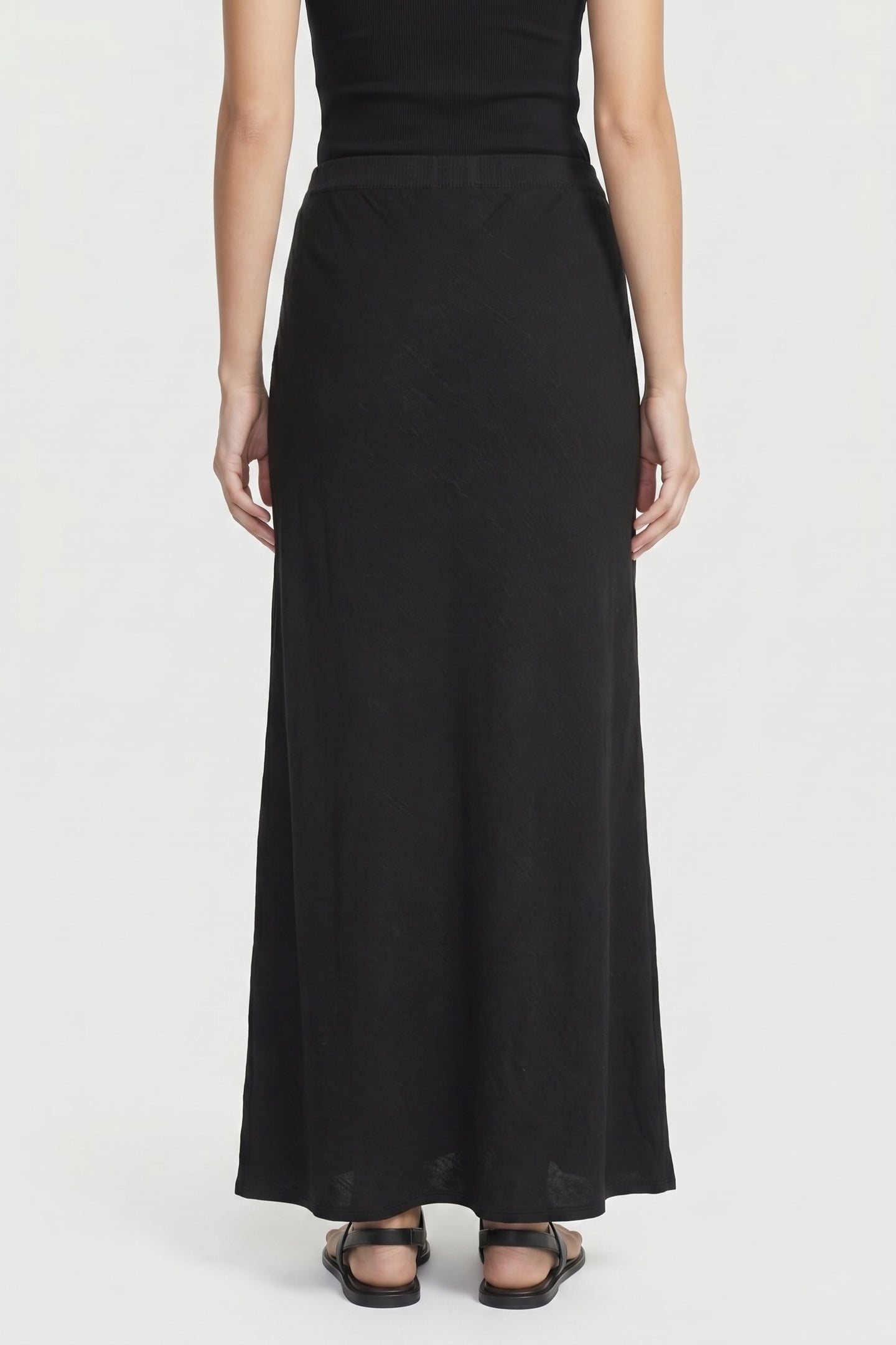 EVINA MAXI SKIRT BLACK 2