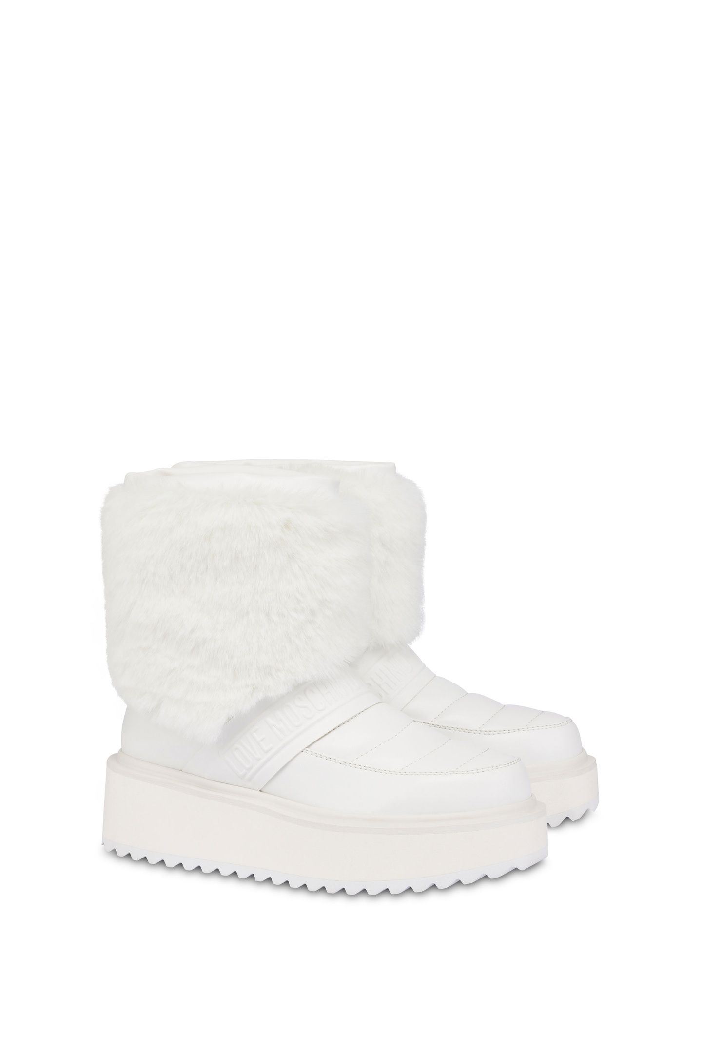 PLATFORM POWER SNOW BOOTS WHITE 5
