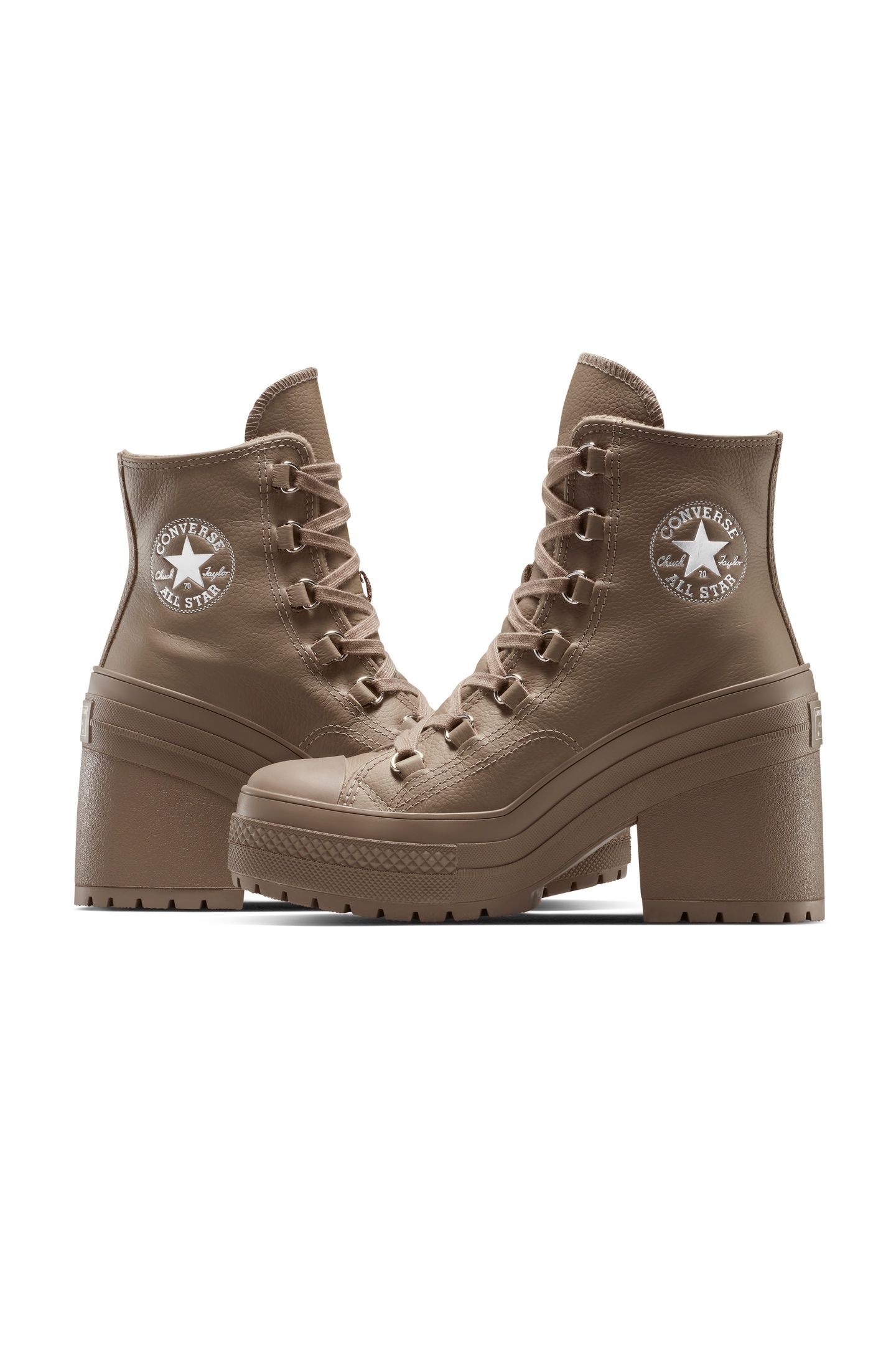 UNISEX CHUCK 70 DE LUXE HEEL HI CLASSIC TAUPE 6