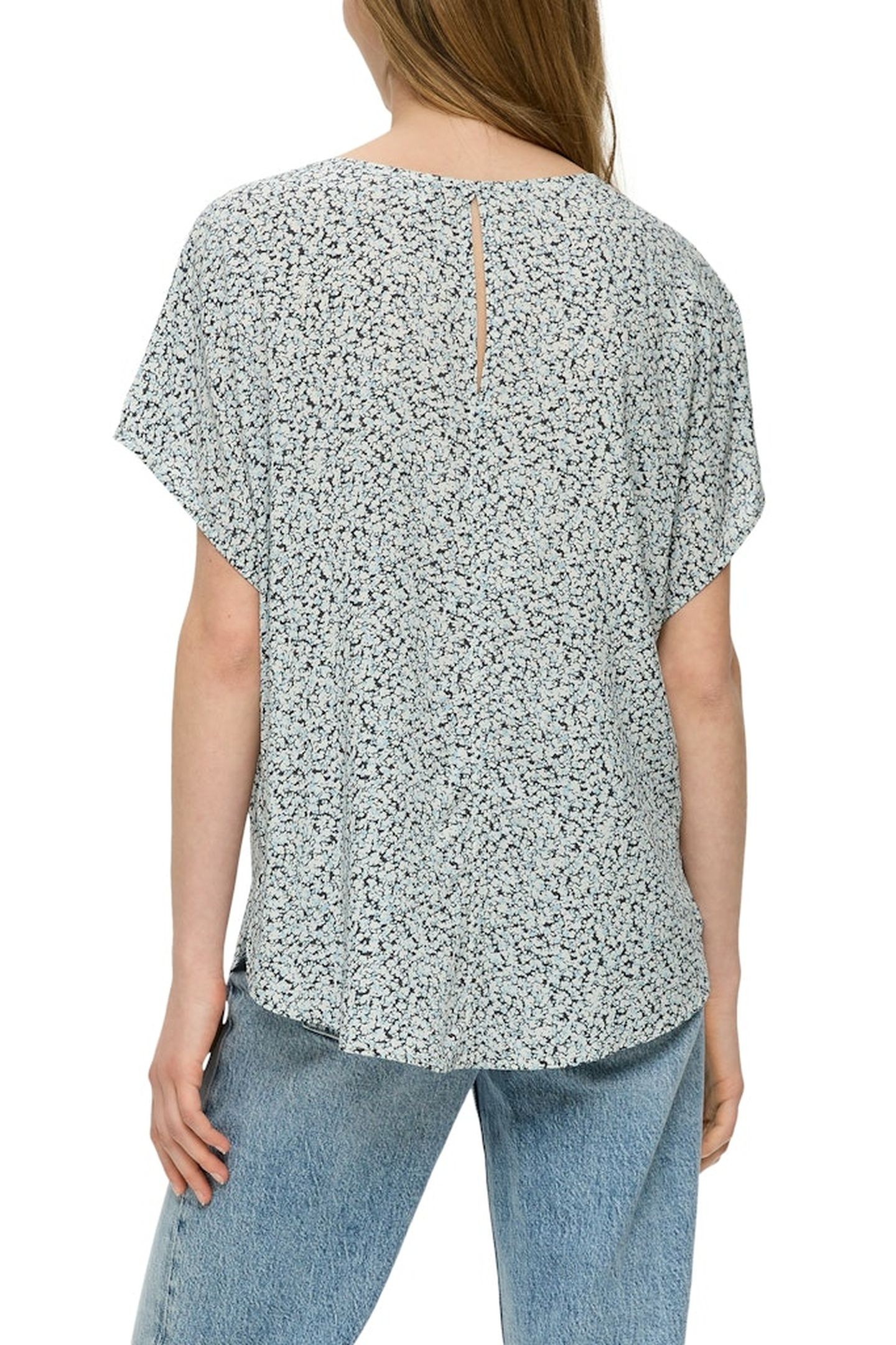 S.OLIVER-QS BLOUSES GREY/BLACK 2