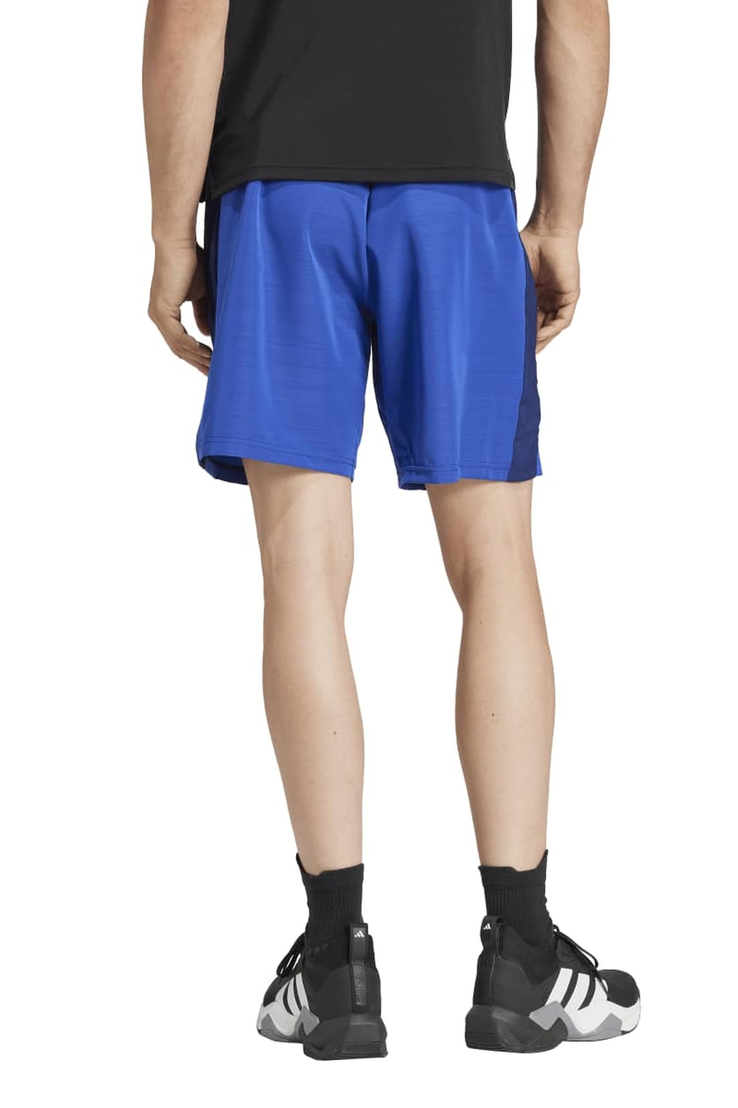 UNISEX PERFORMANCE TRAIN ESSENTIALS WOVEN MELANGE SHORTS DAR 2