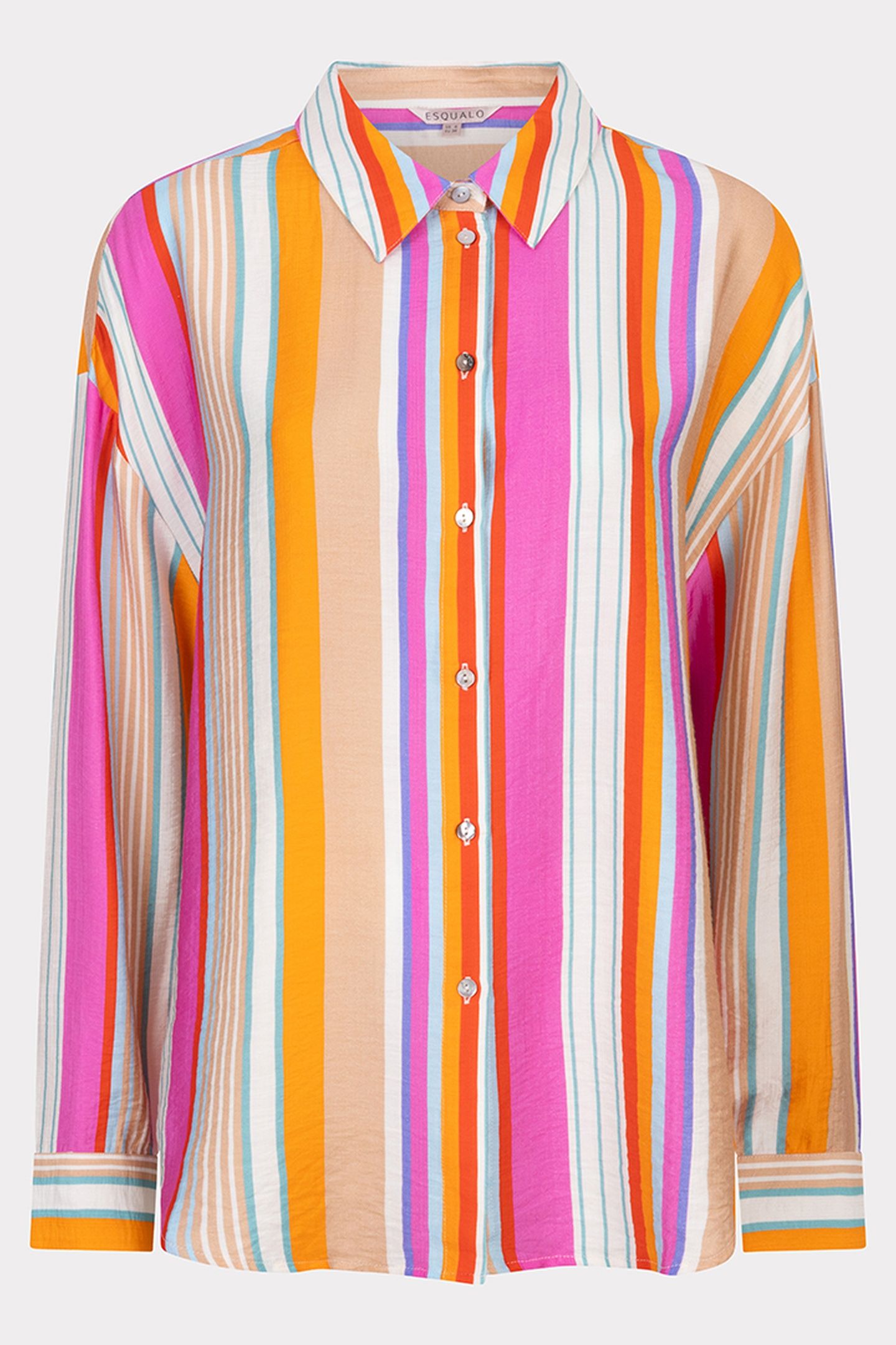 BLOUSE OVERSIZED STRIPED PRINT 4