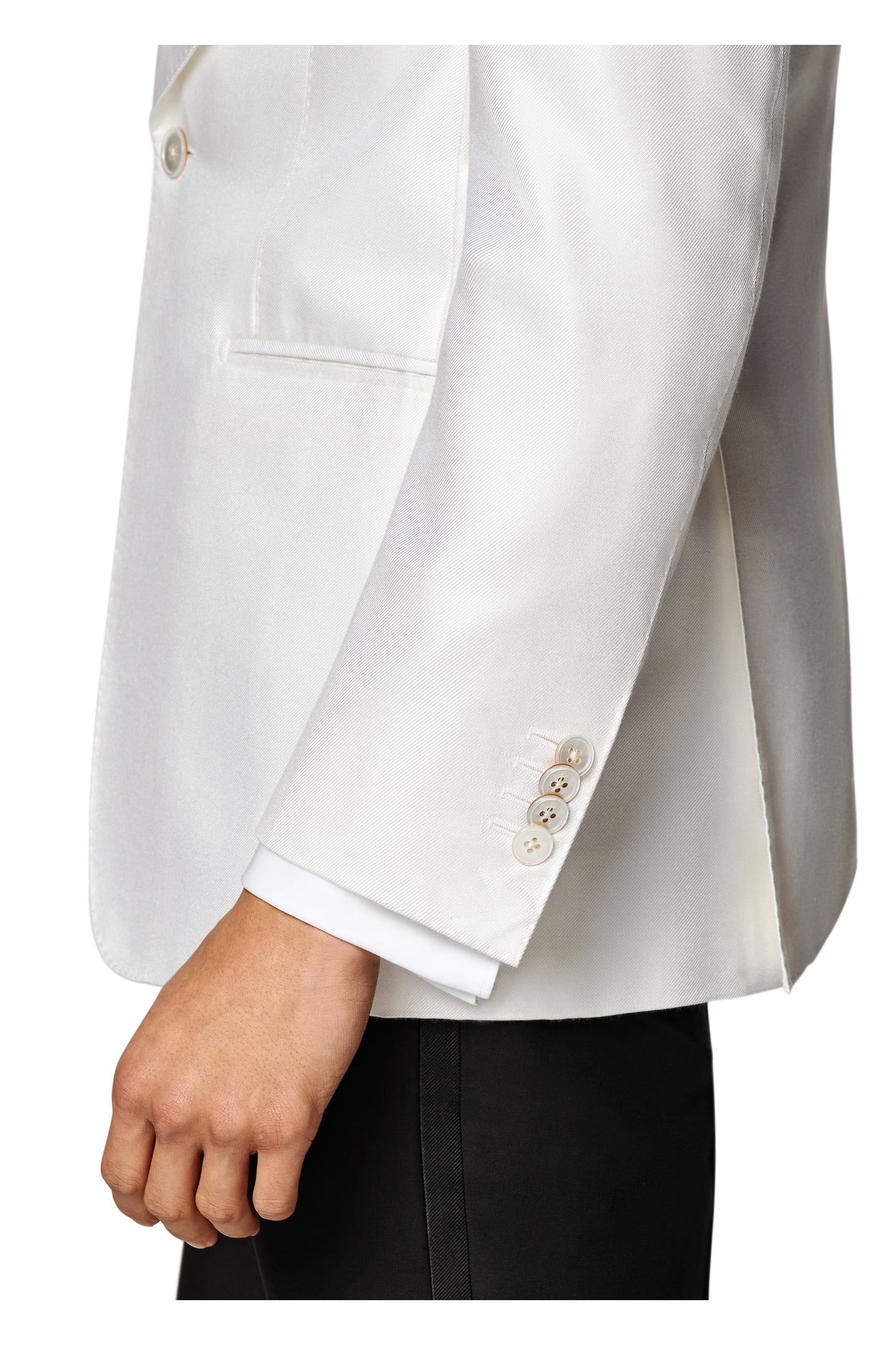 HAVANA-OFF-WHITE-PURE SILK SEPARATE TUXEDO JACKETS OFF-WHITE 7