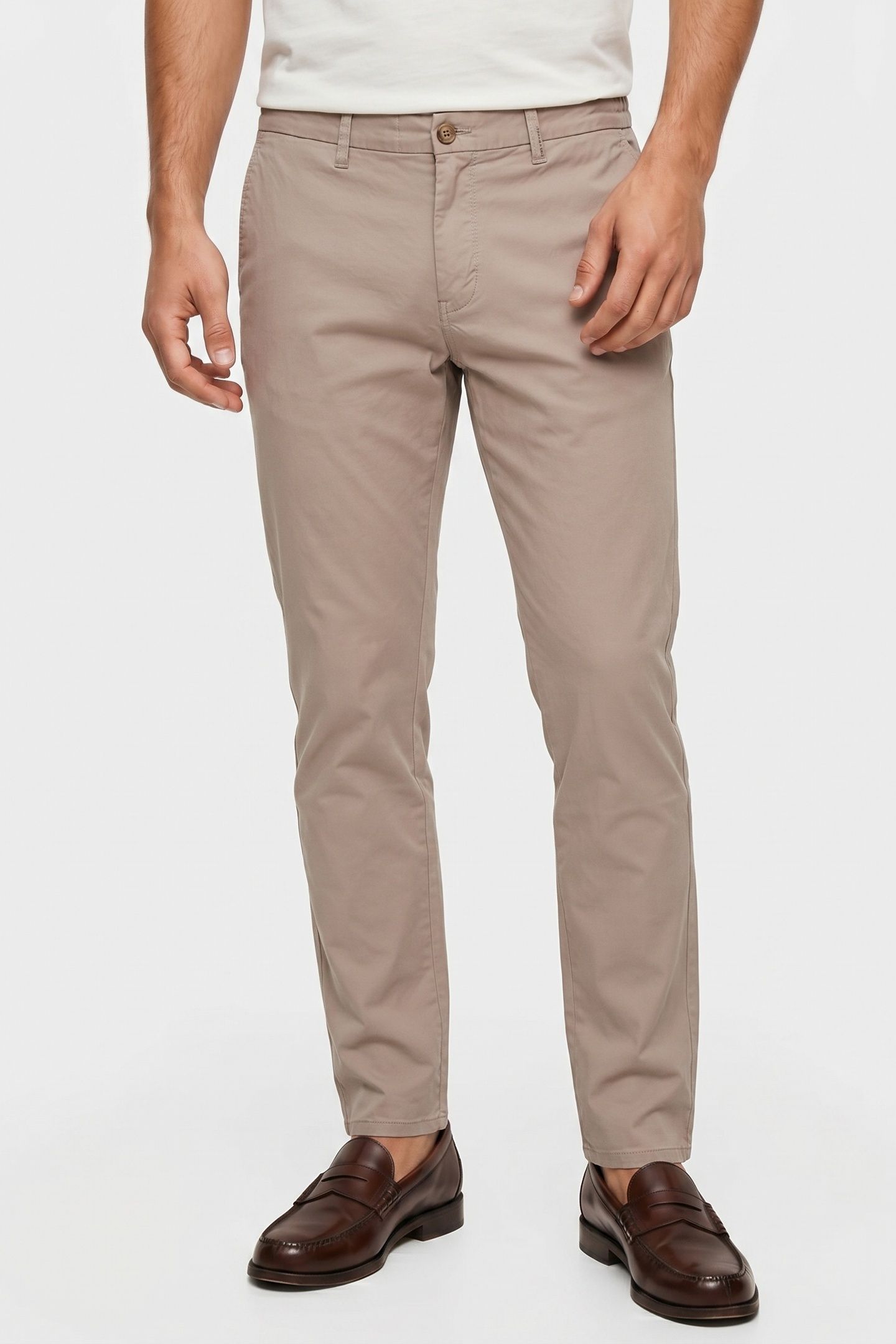 PANTS STRETCH GARMENT DYED LIGHT DESERT 1