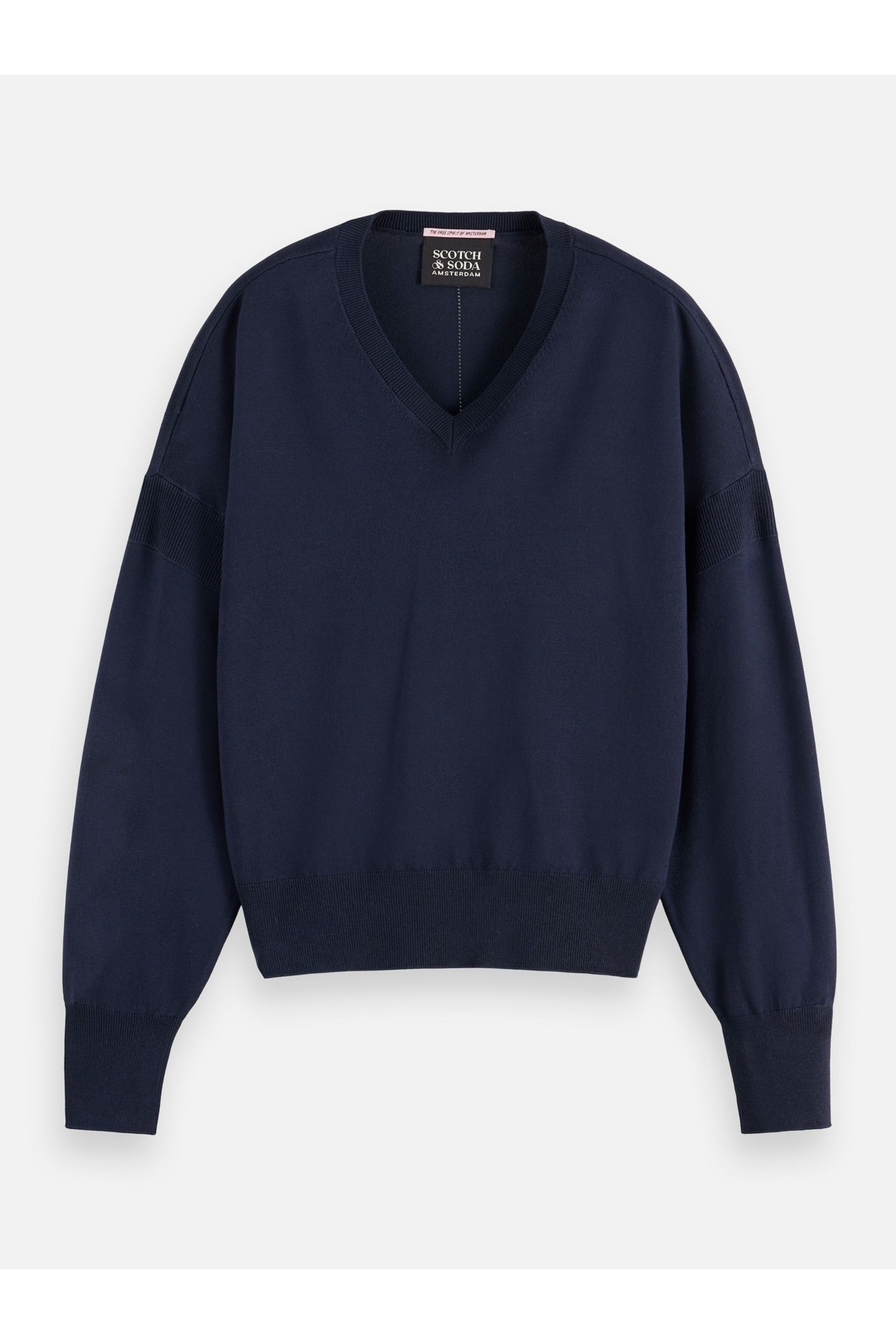 V-NECK RELAXED PULLOVER NIGHT 4