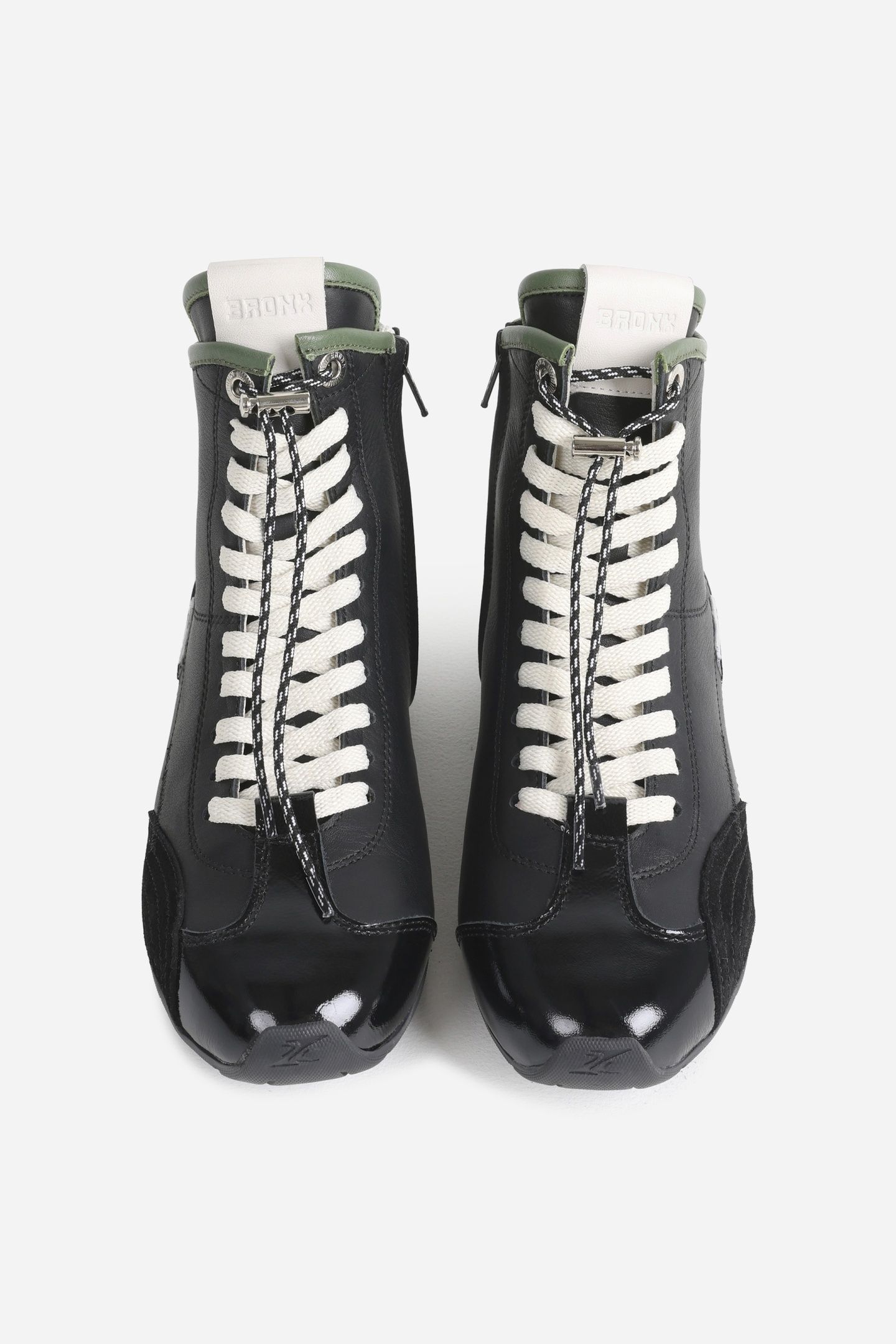 MYR-AA ANKLE BOOT BLACK/OFF WHITE/GREEN 2