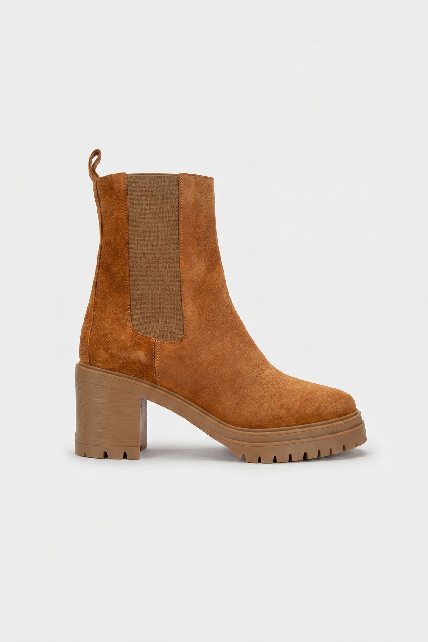 BOTTINES CLARE COGNAC 1