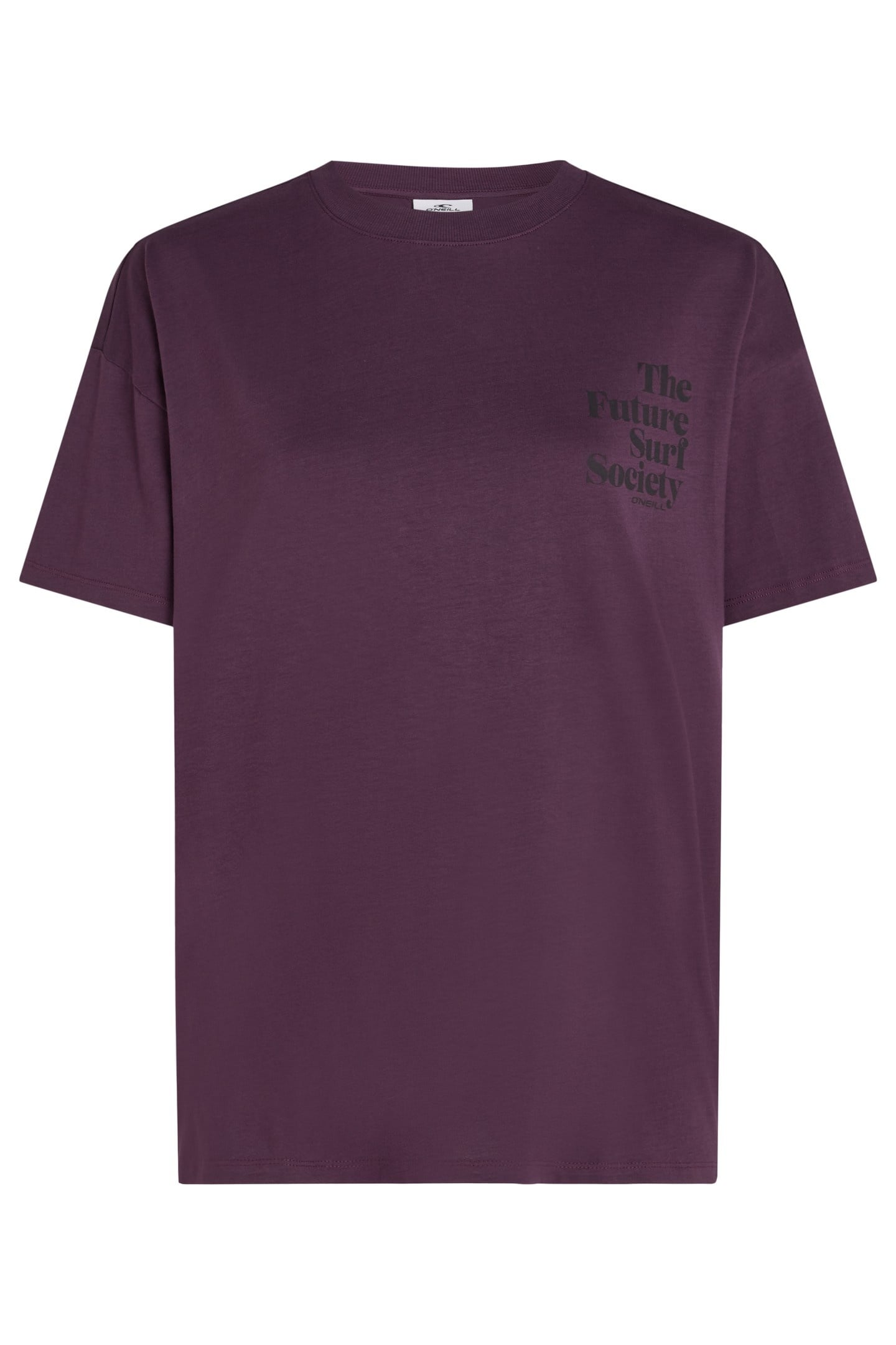 THE FUTURE SURF SOCIETY T-SHIRT AUBERGINE 4