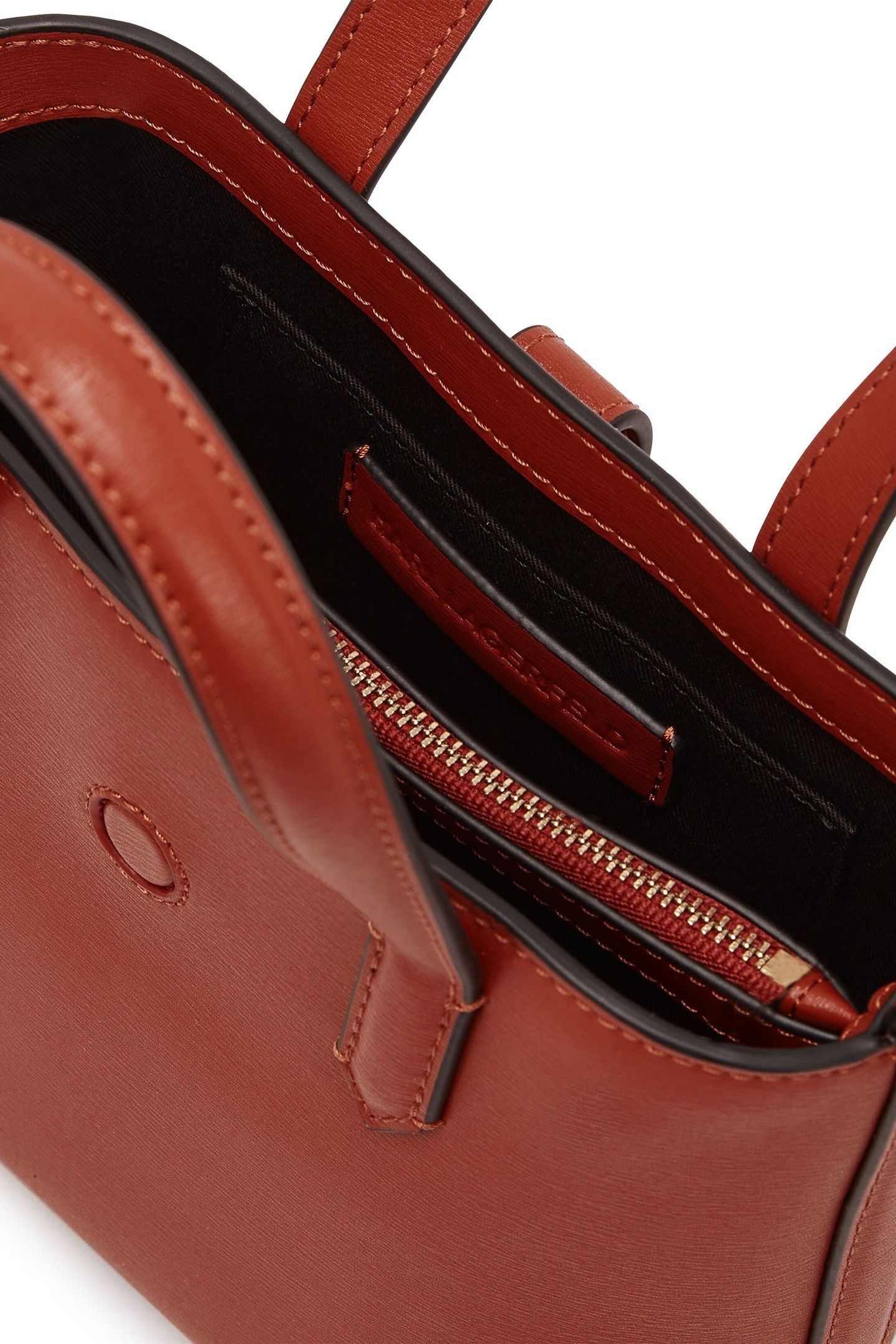 K/AUTOGRAPH PADLOCK MINI TOTE RED BRICK 3