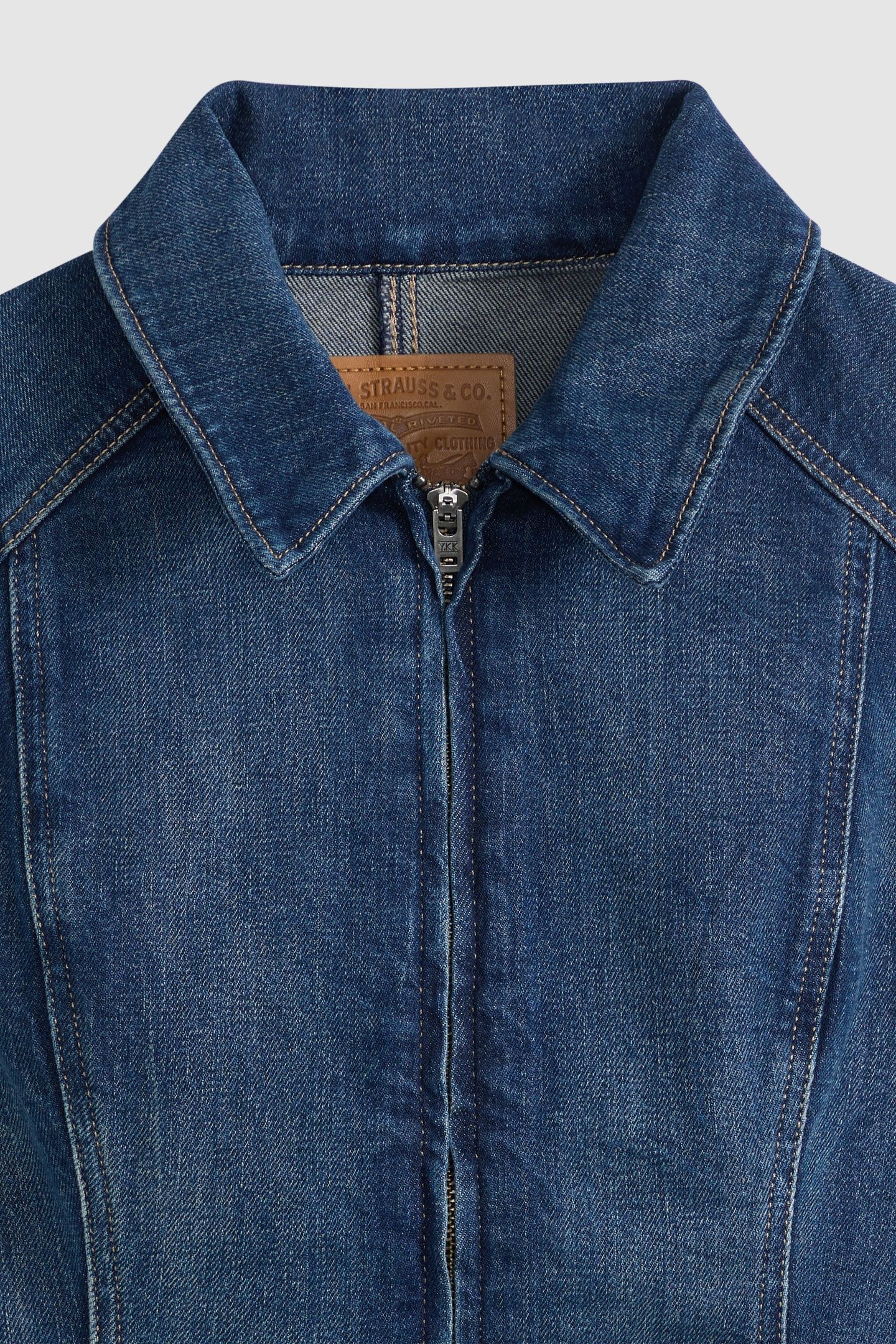 STRETCH FITTED TRUCKER JACKET 4