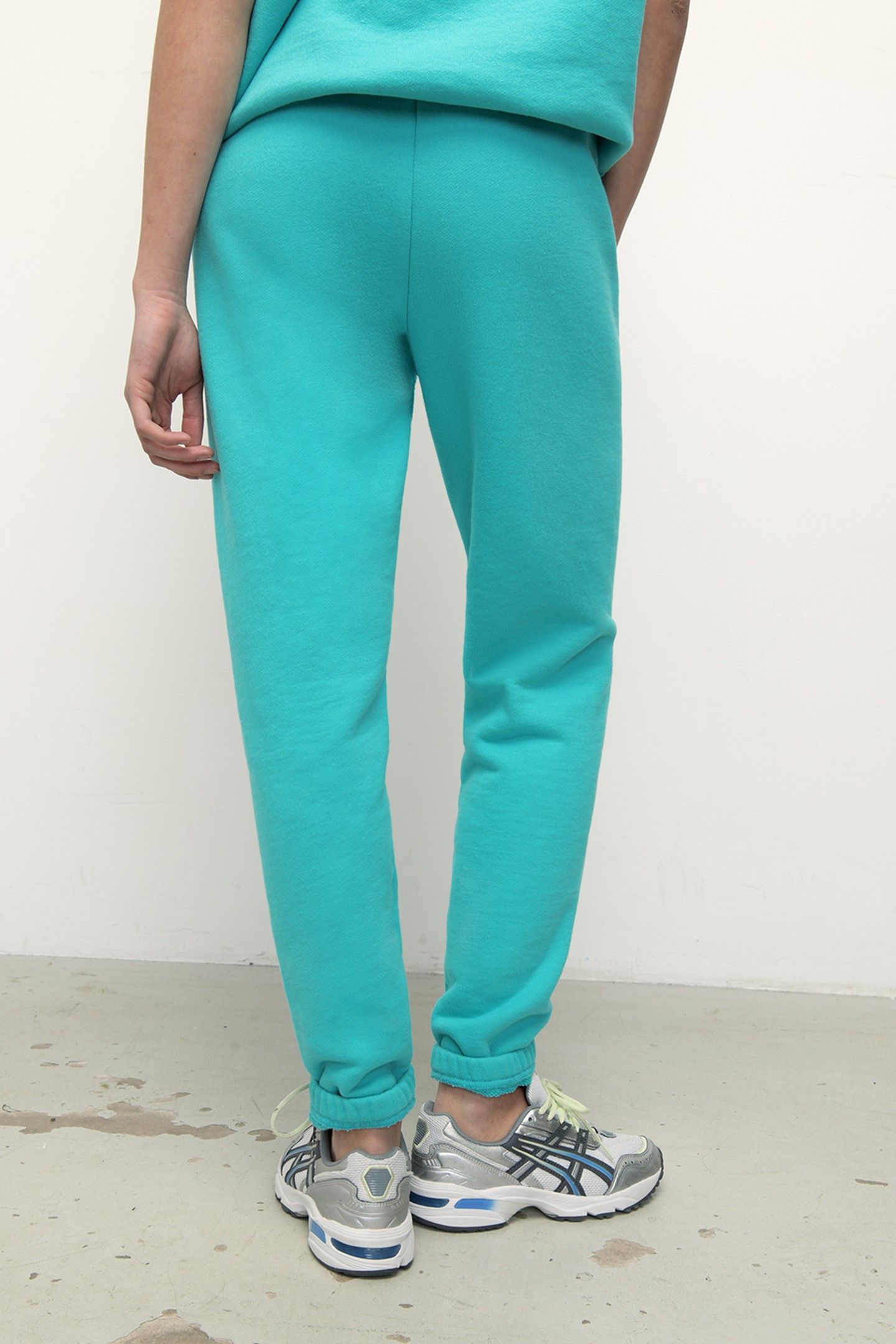 ZUTABAY SWEAT PANTS TURQUOISE 2