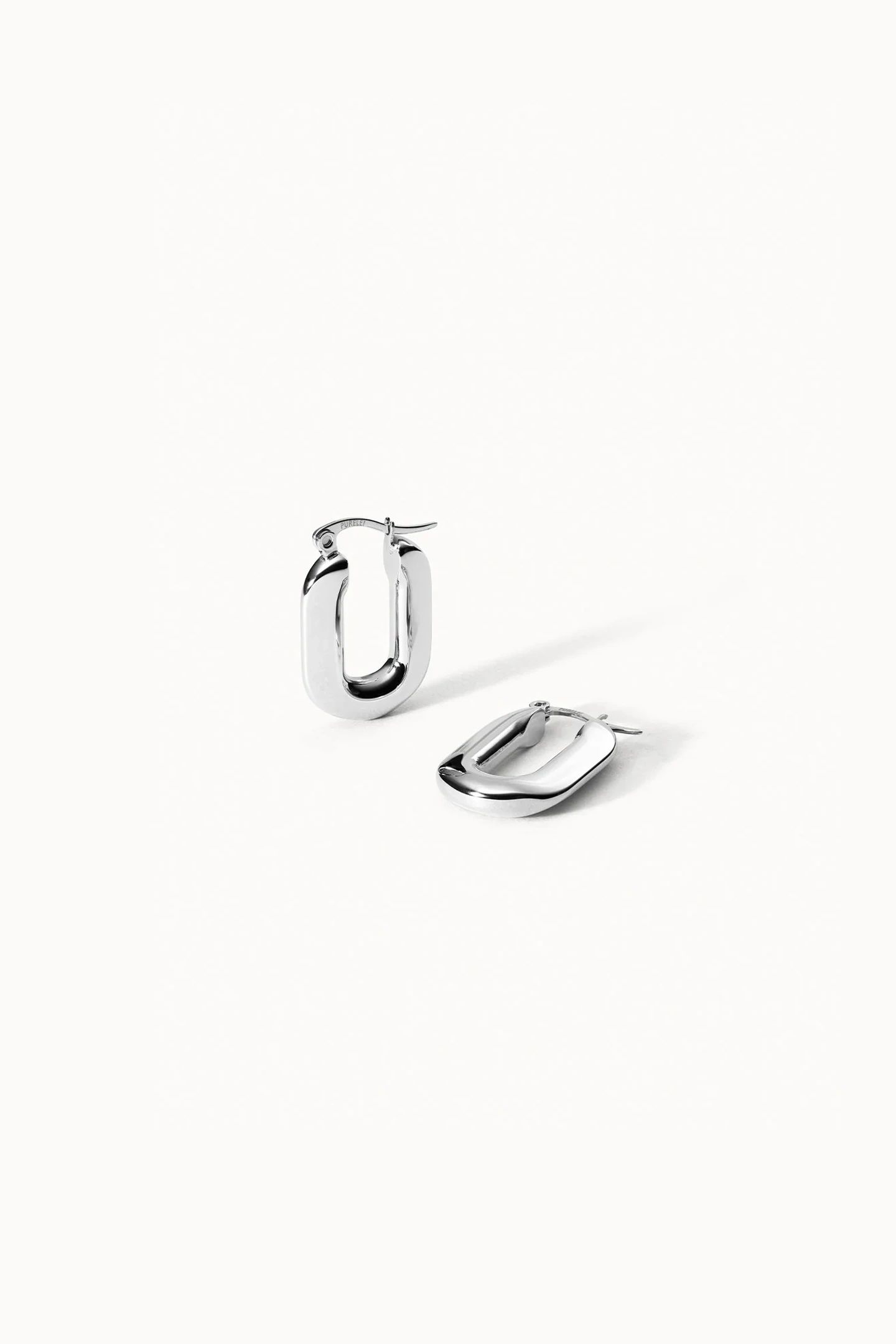 LINEN OHRRINGE SILVER 2