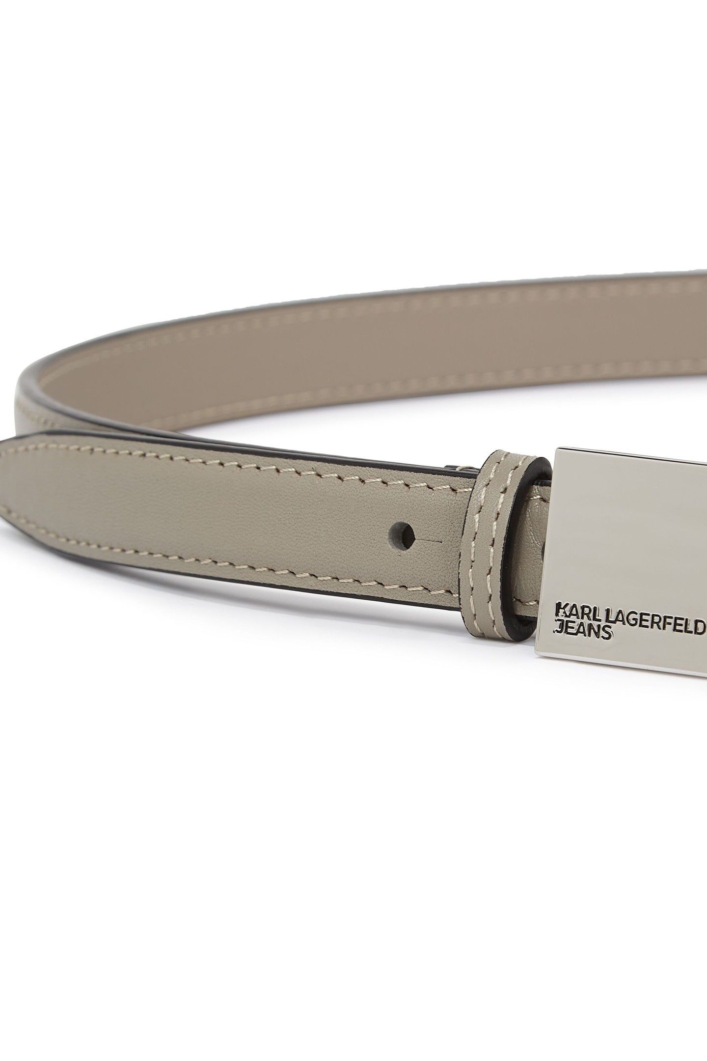 THIN LEATHER BELT DESERT TAUPE 4