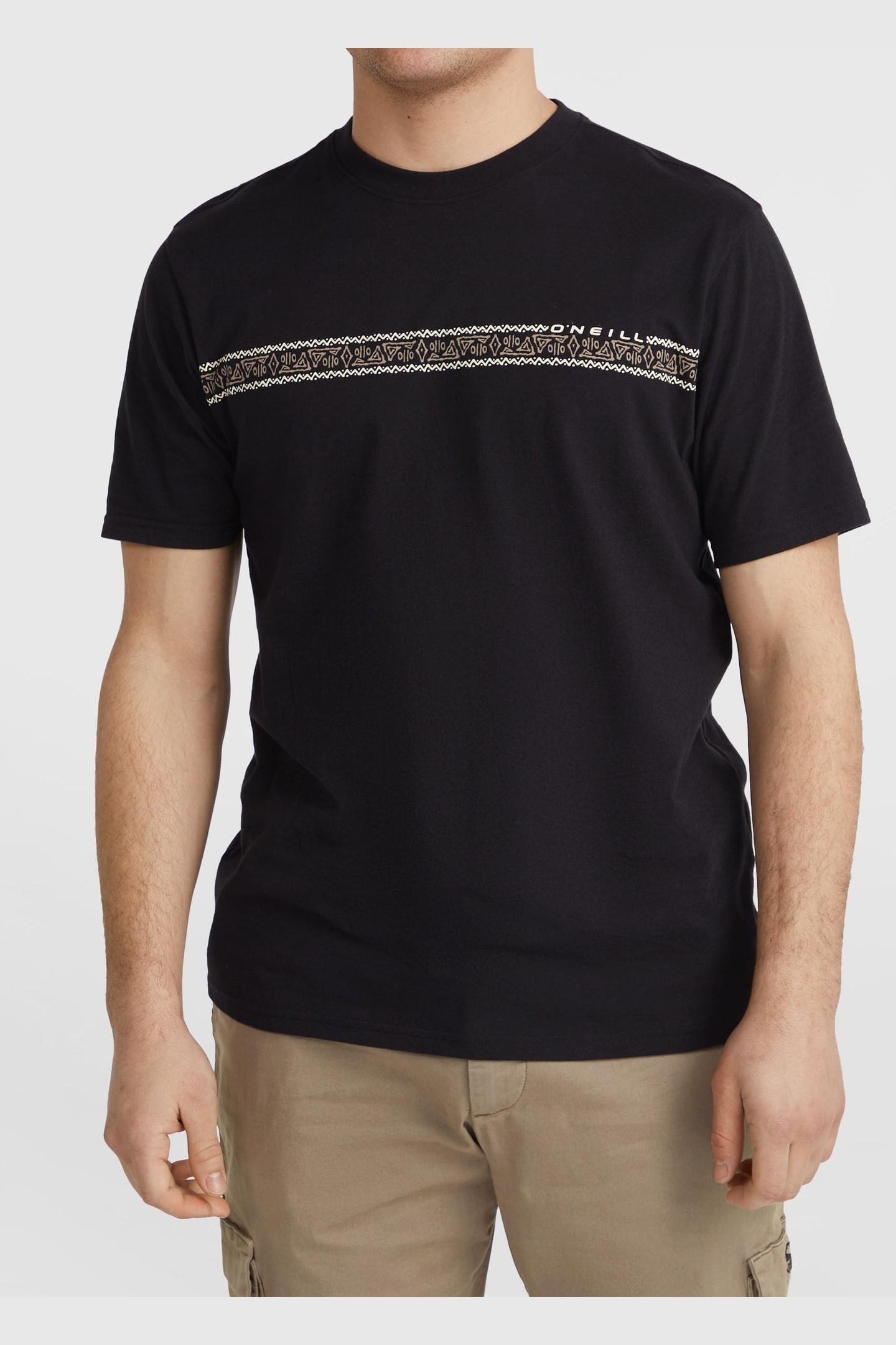 O'NEILL IKAT STRIPE T-SHIRT BLACK OUT 2