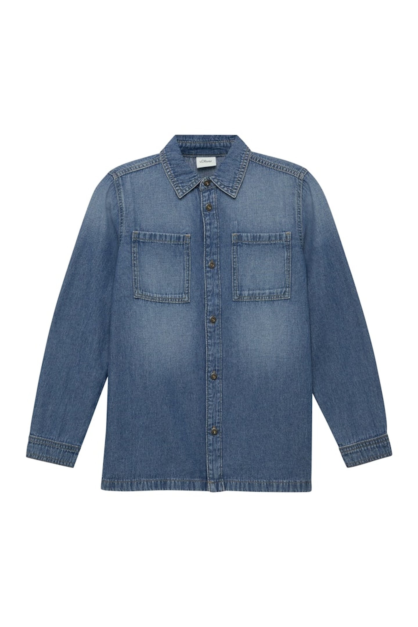 S.OLIVER SHIRTS BLUE DENIM 1