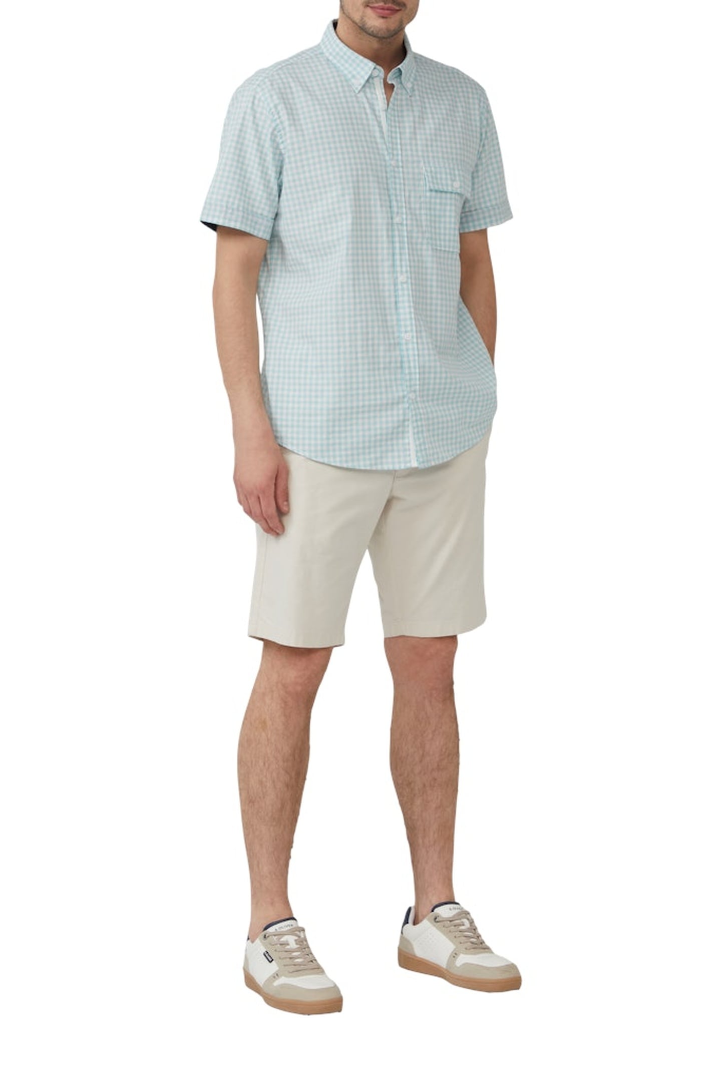 S.OLIVER SHIRTS BLUE AQUA 2