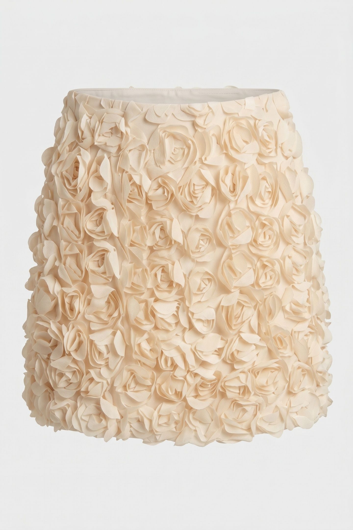 MARTA MINI SKIRT BEIGE 3